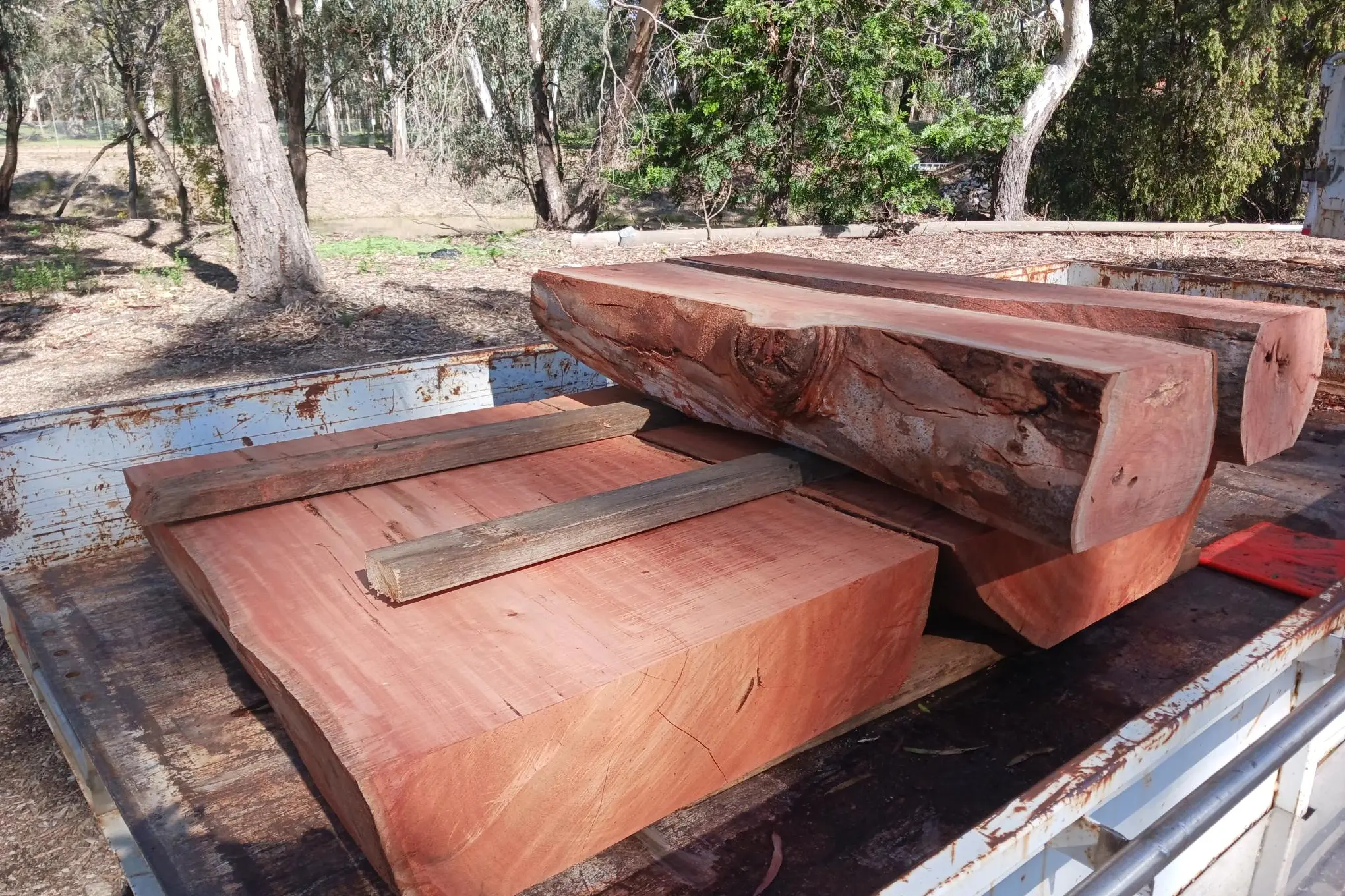 <p>NEXT CHAPTER: Timber salvaged from trees removed from Merriwa Park has been milled in preparation for delivering the Merriwa Park Story Space Project.</p>\\n