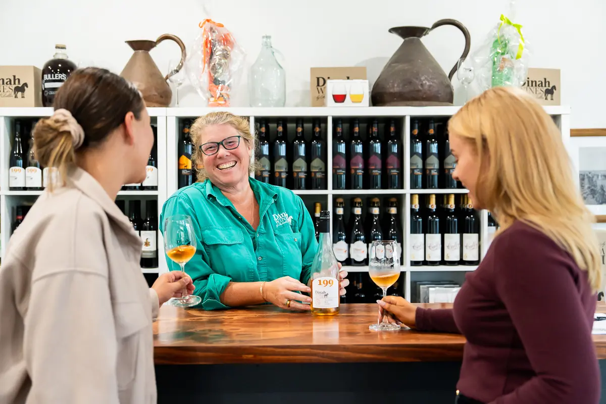 <p>WARM WELCOME: Dinah Wines team, including Kate Buller (pictured), will be offering visitors a warm winter welcome during Roam Rutherglen over the King\\u2019s Birthday weekend.</p>\\n