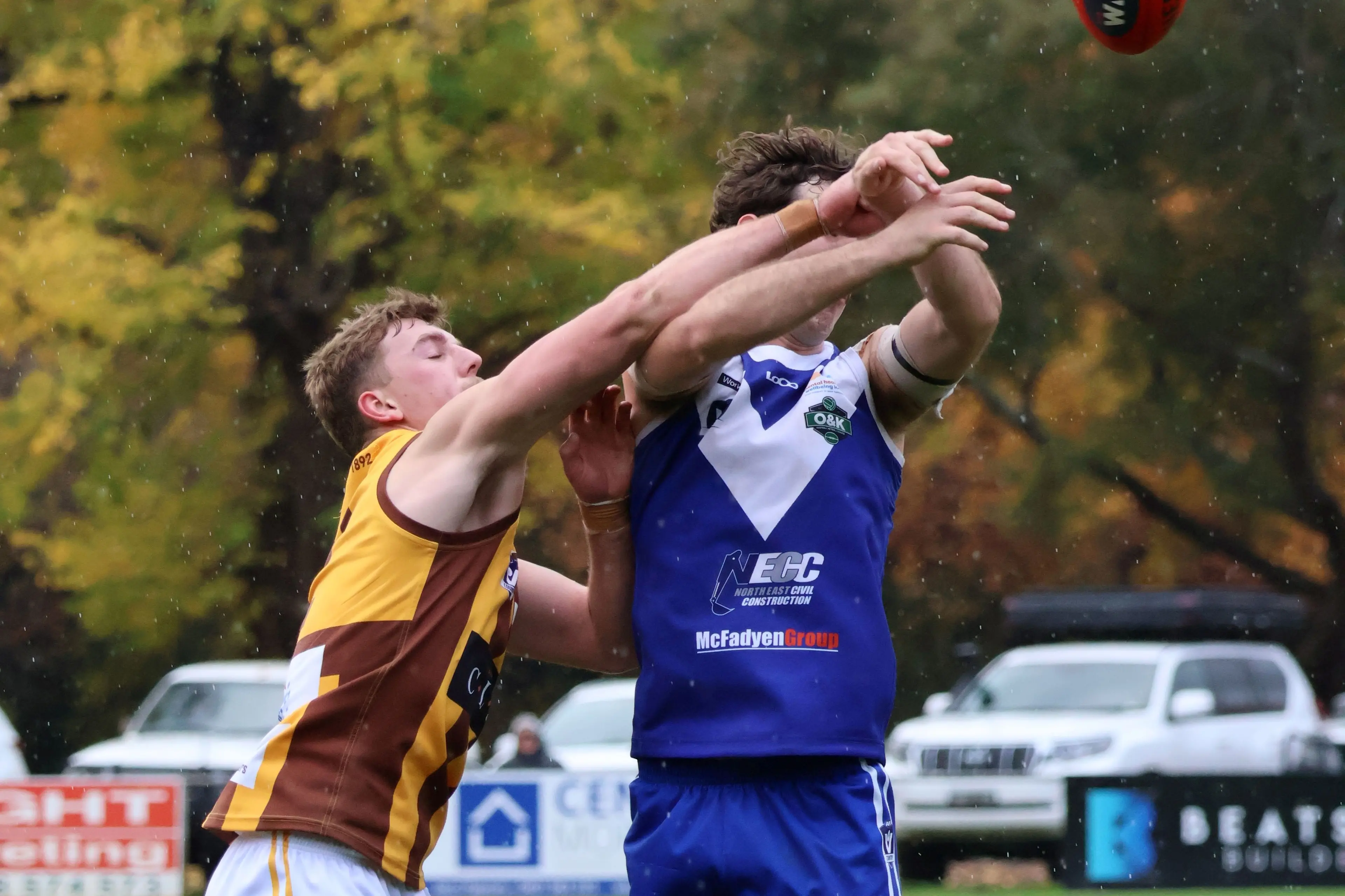 <p>TWO FROM TWO: North Wangaratta defeated Bright for the second time this season to draw level on the ladder. PHOTO: Amy Scholl</p>\\n