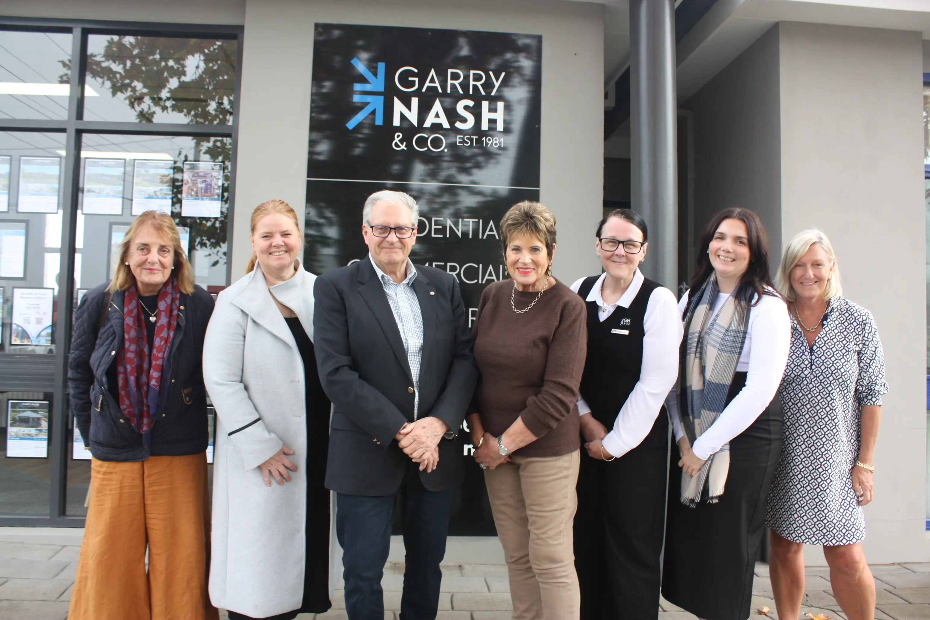 <p>COMMUNITY SUPPORT: Representatives of four of the 23 local community organisations to receive a share in over $38,000, (from left) Elizabeth Wilson, Tennille Hall and (far right) Wendy Thorp, are thankful for the support from the 2026 Garry Nash & Co Community Fund representatives (third from the left)  Garry and Marion Nash, Sky Couch and Nicole Essenhigh. PHOTO: Jordan Duursma </p>\\n