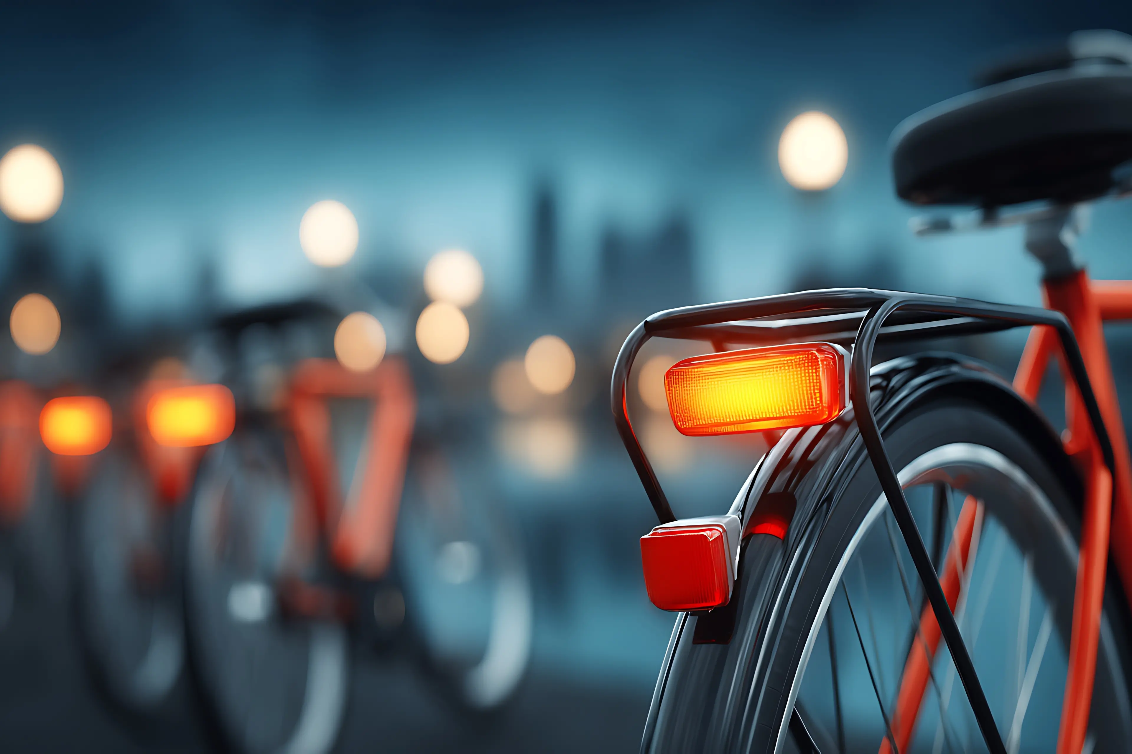 <p>RED LIGHT: Cyclists are reminded to be visible when riding on North East roads this winter. PHOTO: Adobe Stock</p>\\n