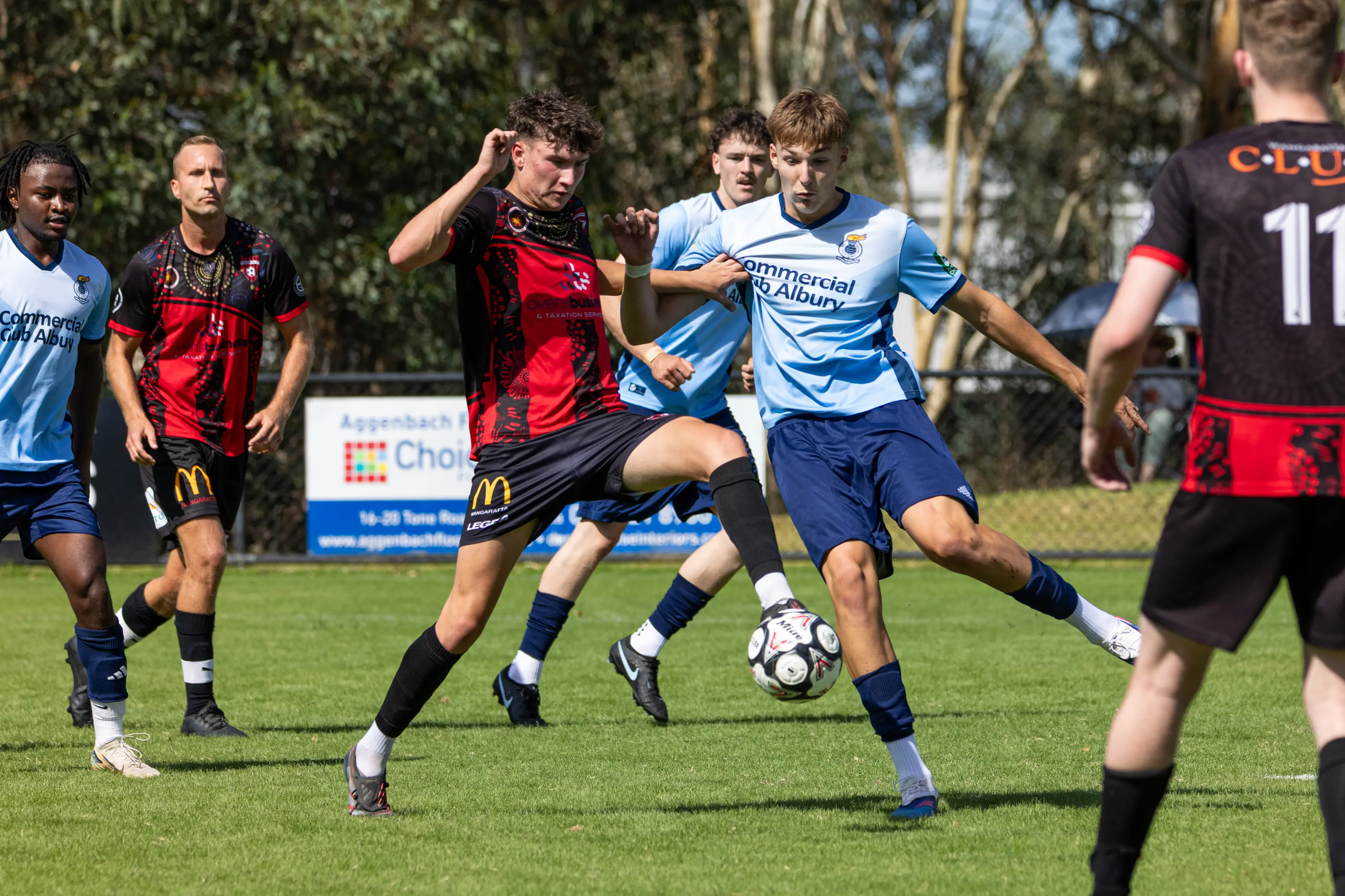 <p>PAYBACK TIME: Brodie Tyres and the Devils will look to avenge their 2-6 loss to Albury City from the start of the year when they take them on this weekend. PHOTO: Marc Bongers </p>\\n