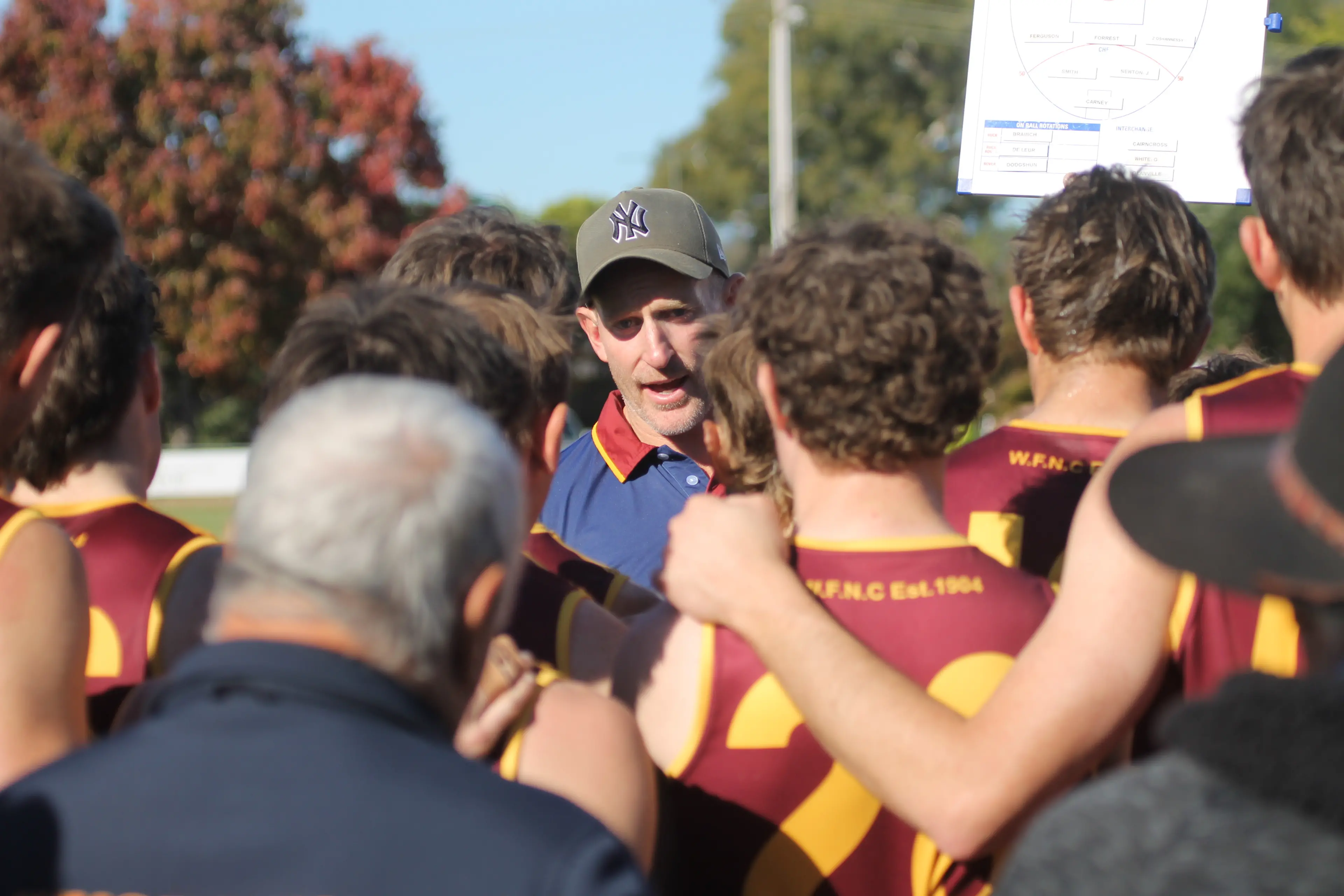 <p>A TRUE TEST: Lions coach Michael Newton said his side was ready for their biggest clash of the season, taking on North Wangaratta for the first time in a top-of-the-table blockbuster. PHOTO: Nathan de Vries</p>\\n