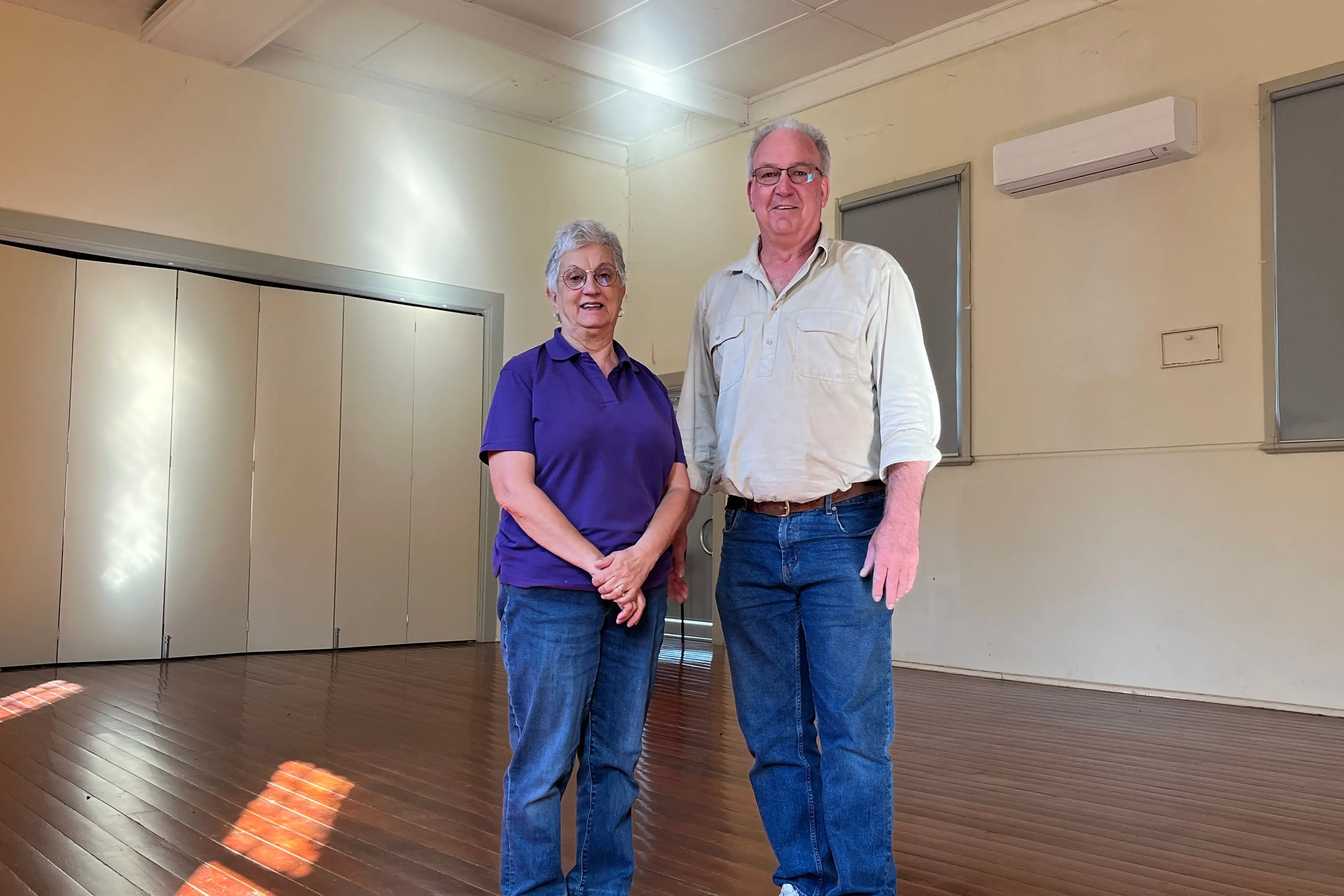 <p>OPPORTUNITIES ARE ENDLESS: Tarrawingee Community Hall committee secretary/treasurer Ann Jones, president Ian Gamble and other committee members are appealing to local groups and businesses to adopt the hall as their home base for activities and events. PHOTO: Grace Fredsberg</p>\\n