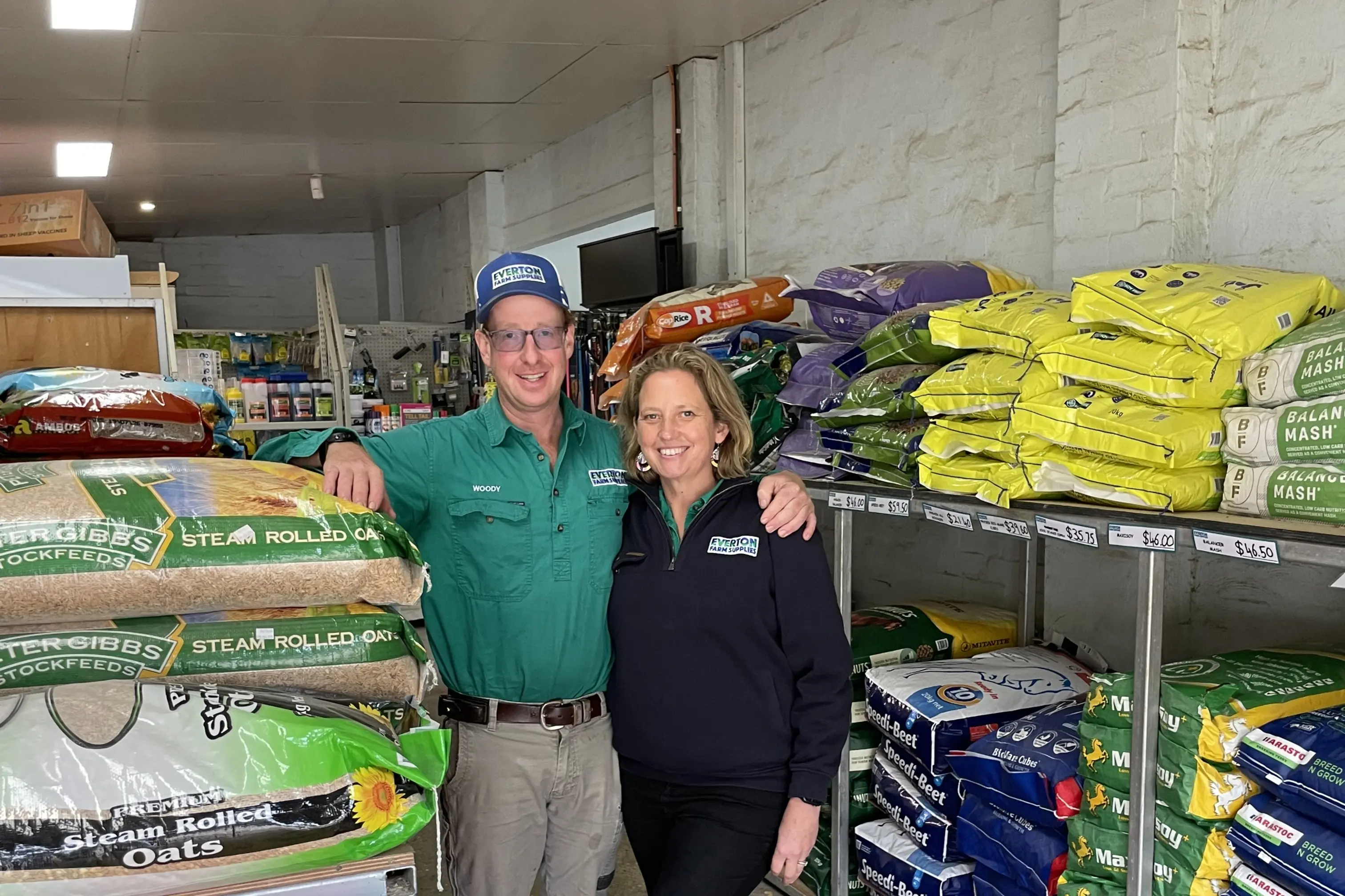 <p>LOCALS SERVICING LOCALS: Libby and Andrew, owners of Everton Farm Supplies, continue a business legacy steeped in community connection. </p>\\n
