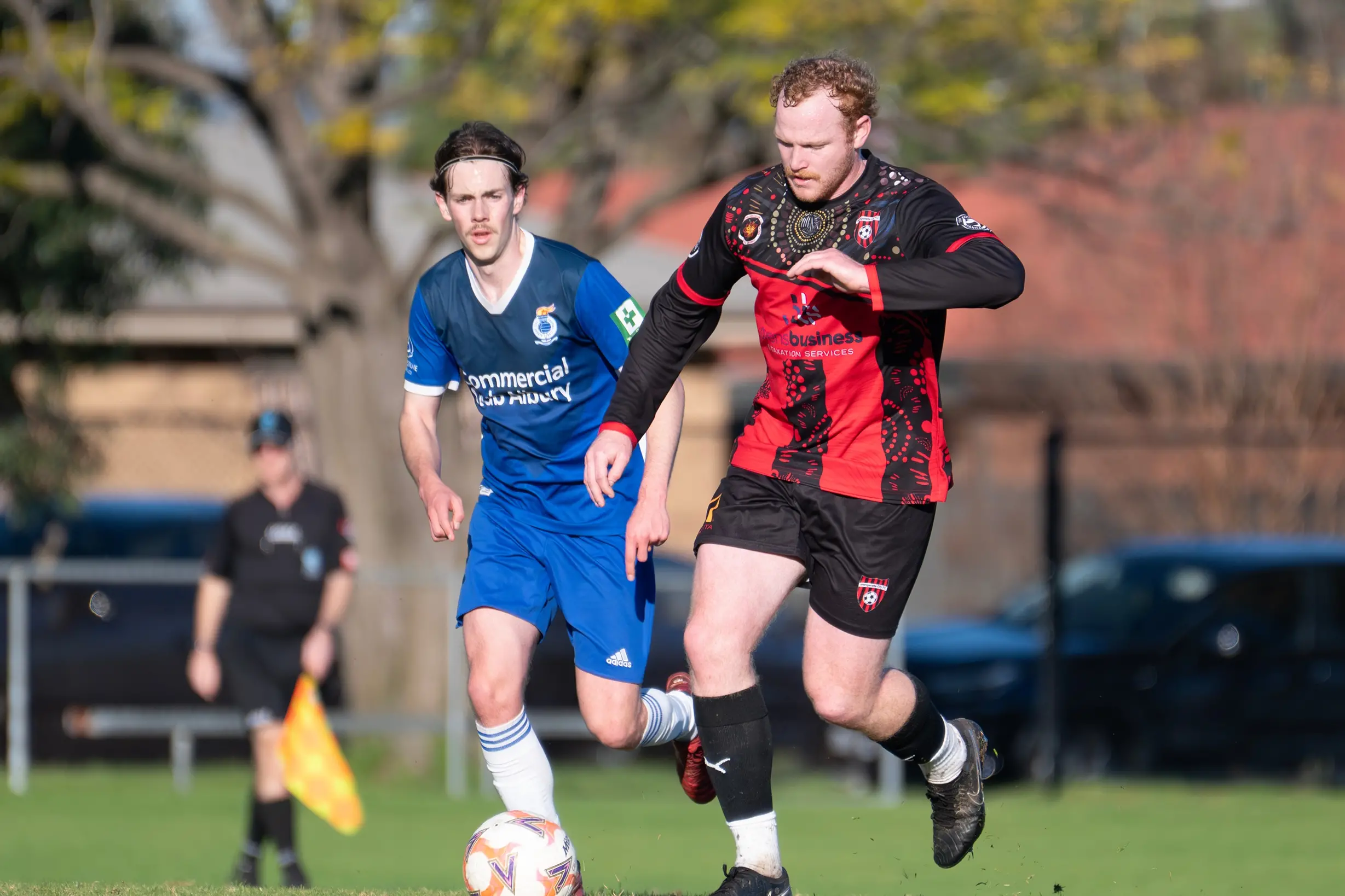 <p>UNDER THE PUMP: Connor Delaney and the Devils take on Albury United in a vital showdown for their finals campaign. PHOTO: Melissa Beattie</p>\\n