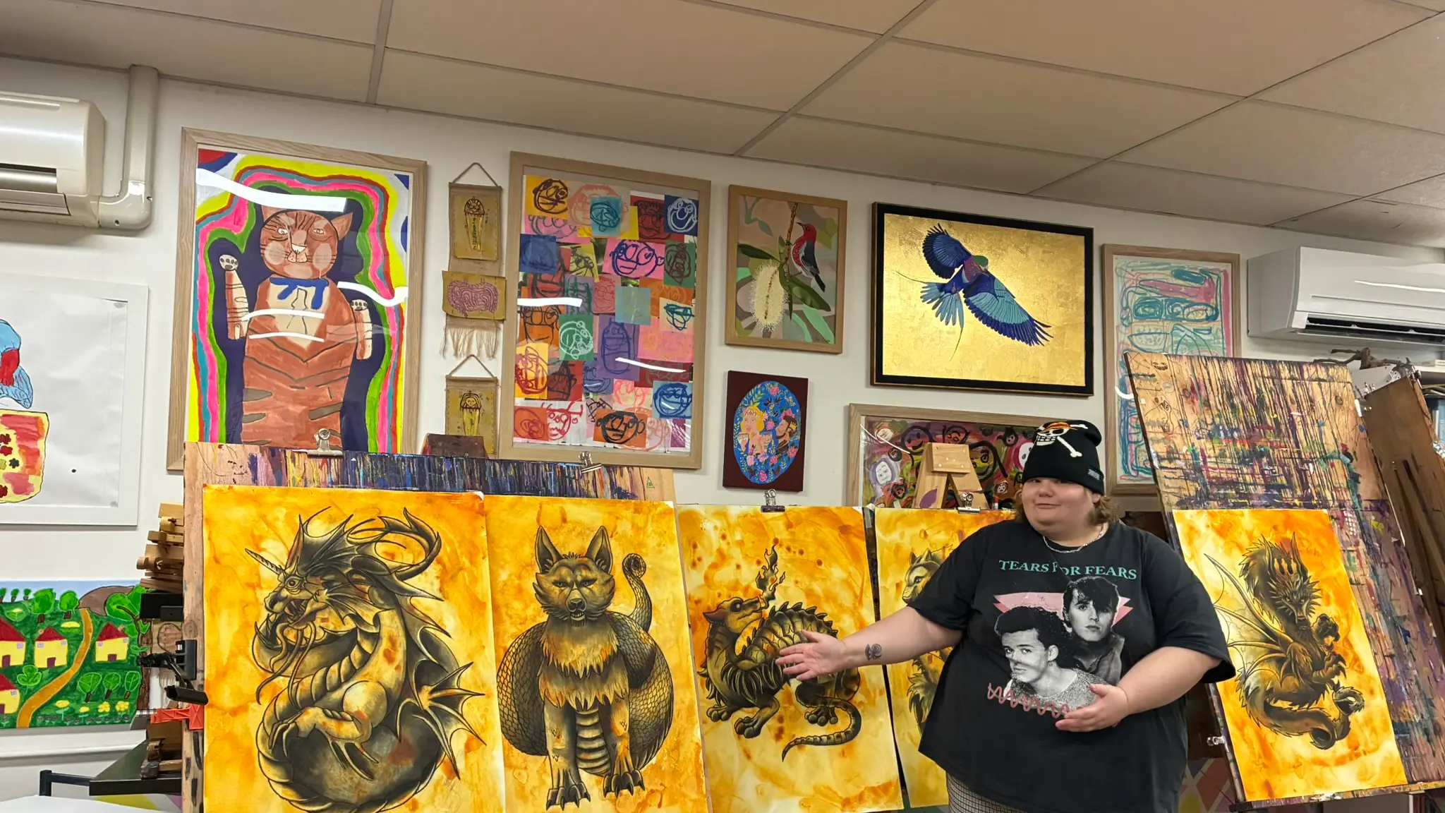 Bianca breathes life into dragon artworks