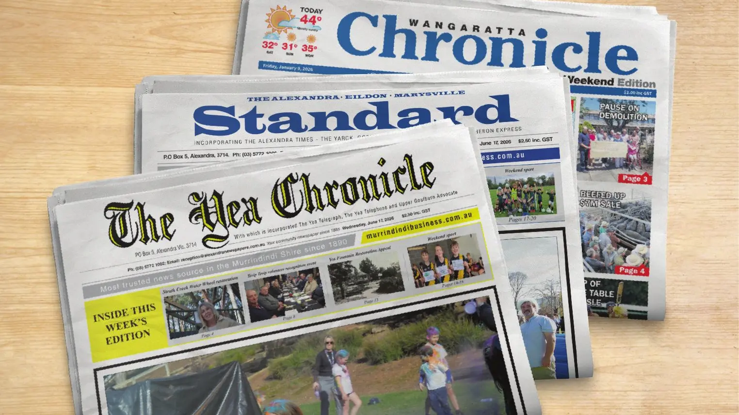 North East Media acquires Alexandra Standard and Yea Chronicle