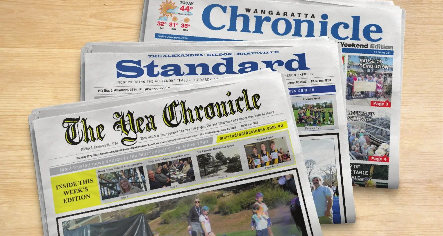 North East Media acquires Alexandra Standard and Yea Chronicle
