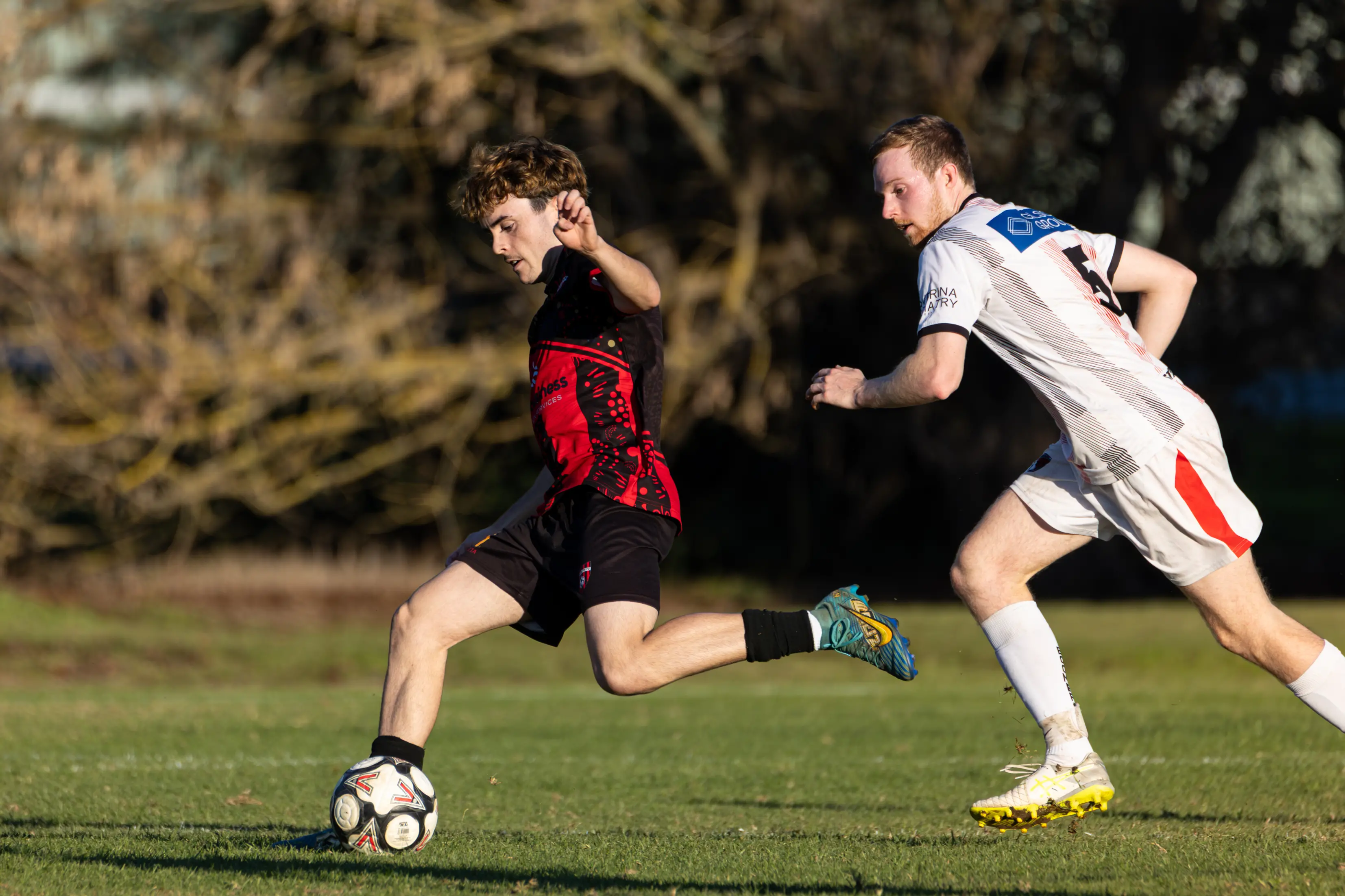 <p>HAT-TRICK-HERO: Fraser D\\'Agostino scored his first senior hat-trick over Boomers on Sunday. PHOTOS: Marc Bongers</p>\\n