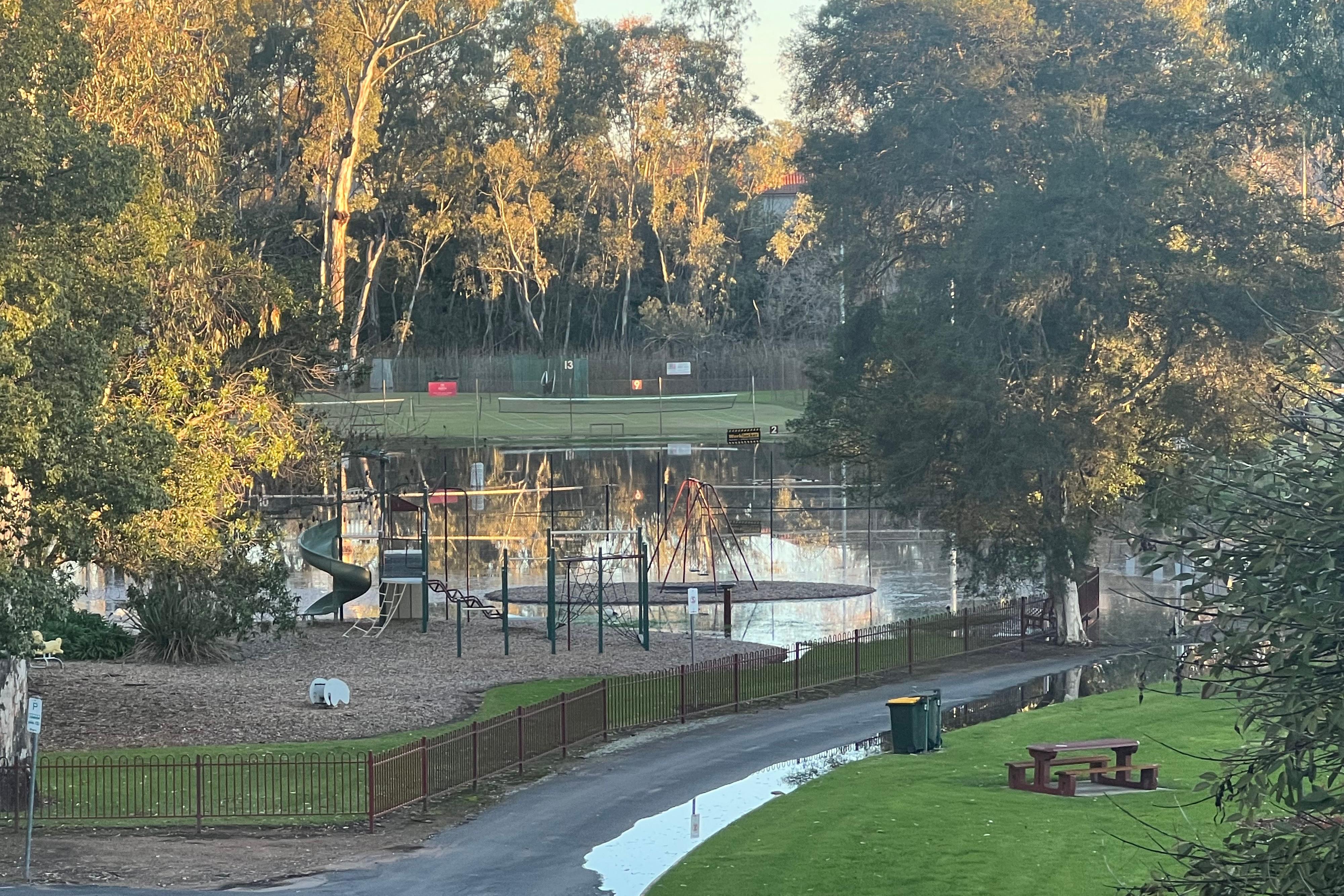 Wangaratta's wet start to July