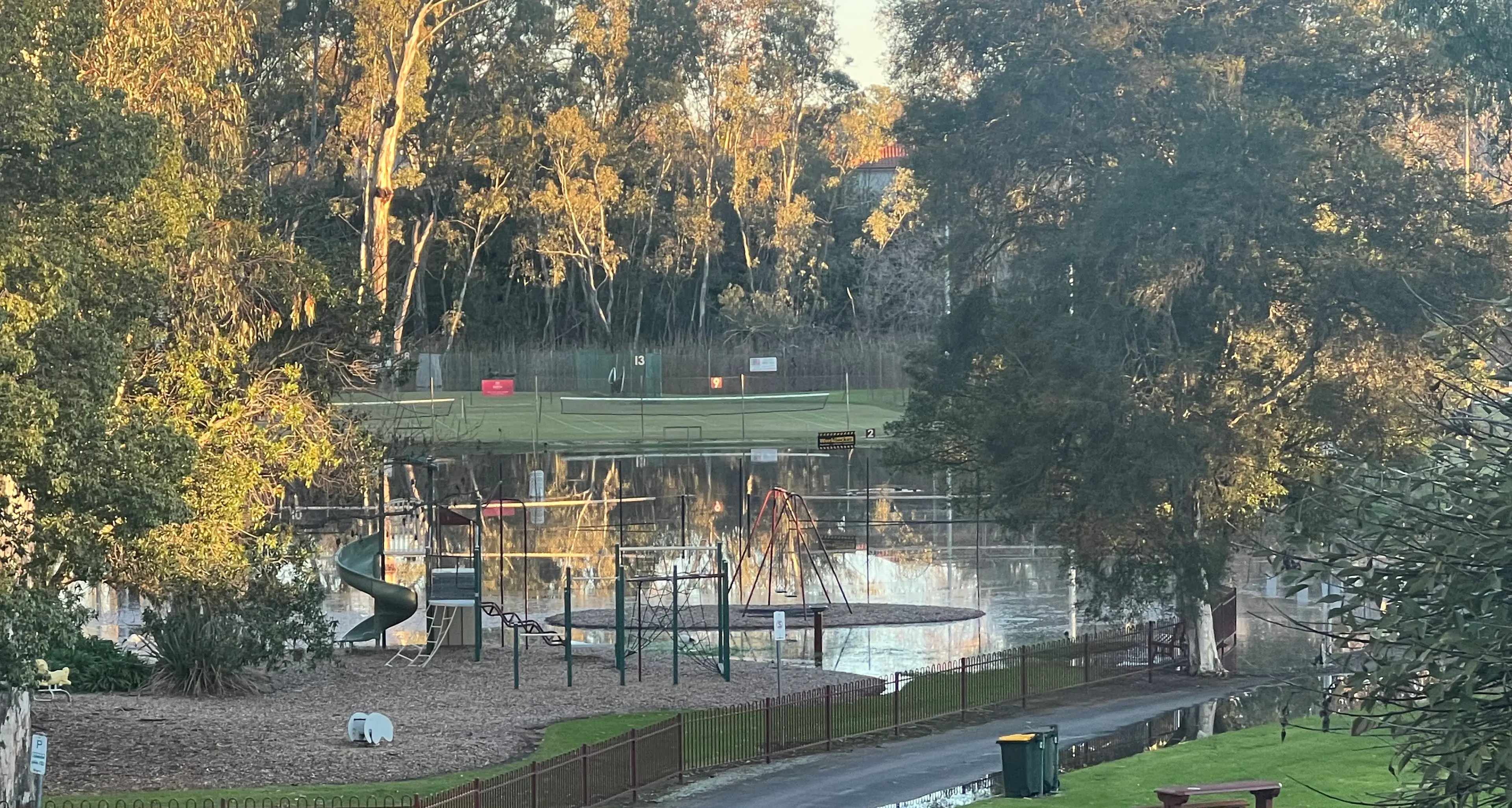 Wangaratta's wet start to July