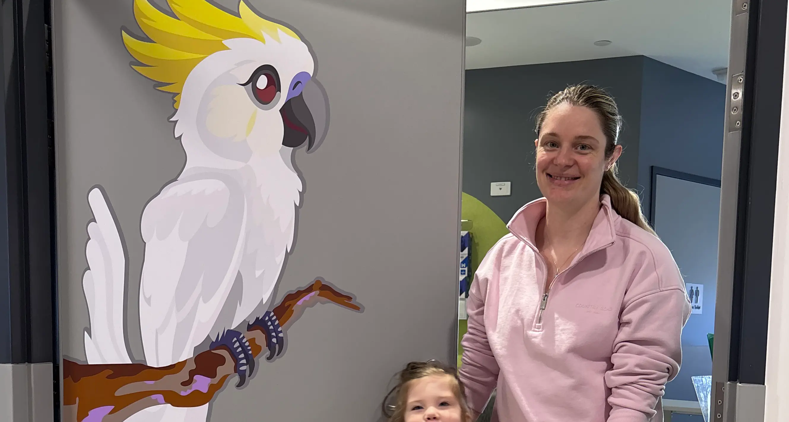 Native animals bring comfort to young patients at NHW