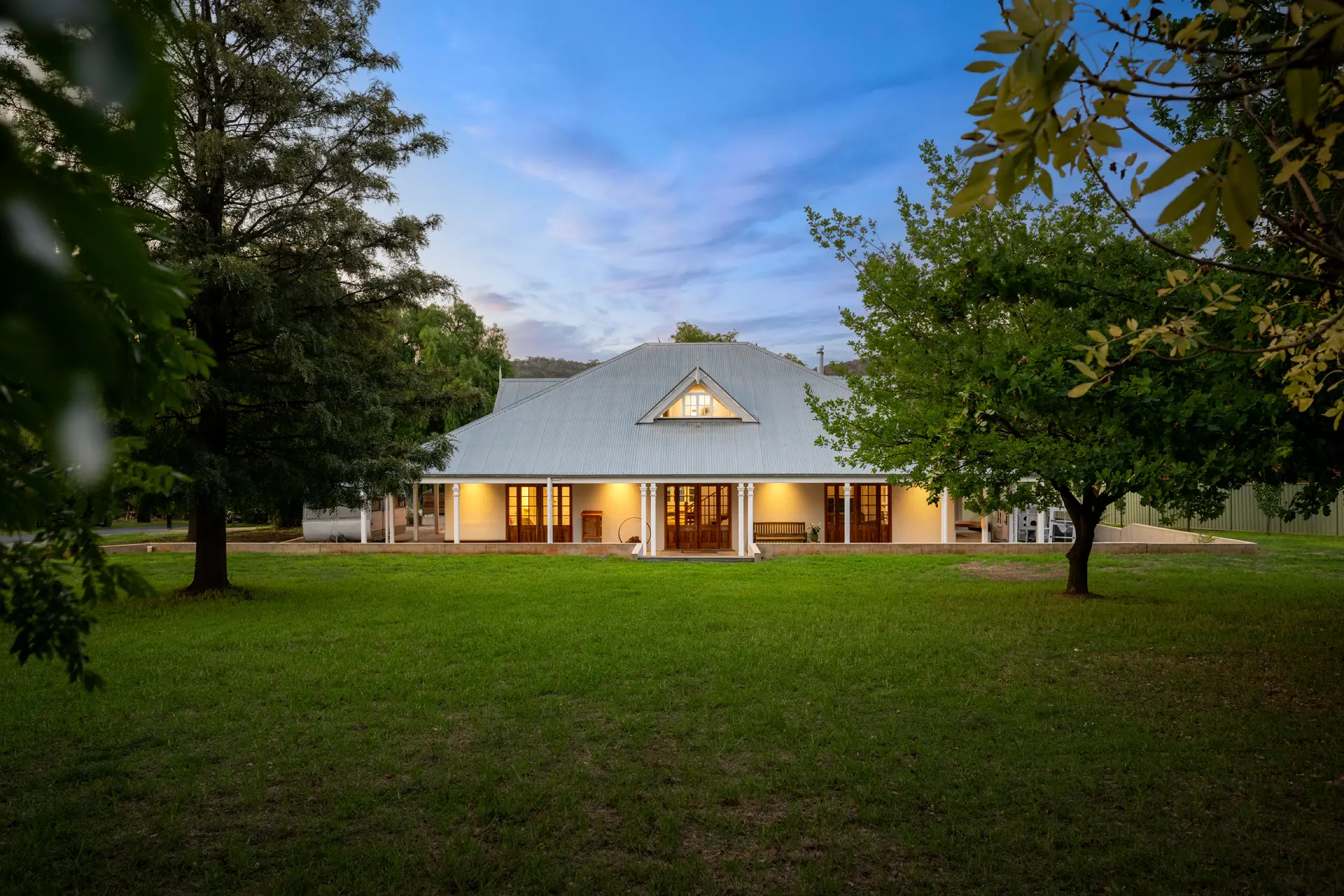 <p>Quality craftsmanship is evident at every turn, including parquetry flooring, ornate cornices, square-set ceilings upstairs and excellent integrated storage solutions.</p>\\n