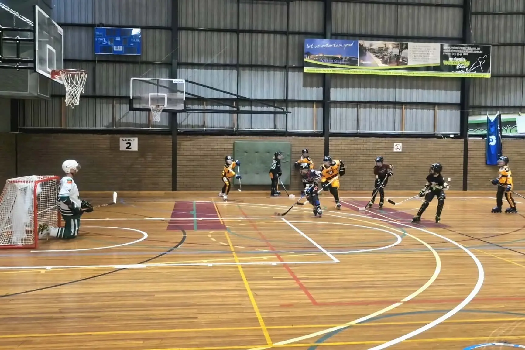 <p>READY TO PLAY: The $941 community grant will allow juniors easier access to the equipment needed to play inline hockey in Wangaratta.</p>\\n