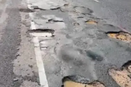 <p>MINEFIELD: Some roads around region, as pictured, are proving to be a game of dodge \\'em as motorists crank up their concentration levels to avoid them.</p>\\n