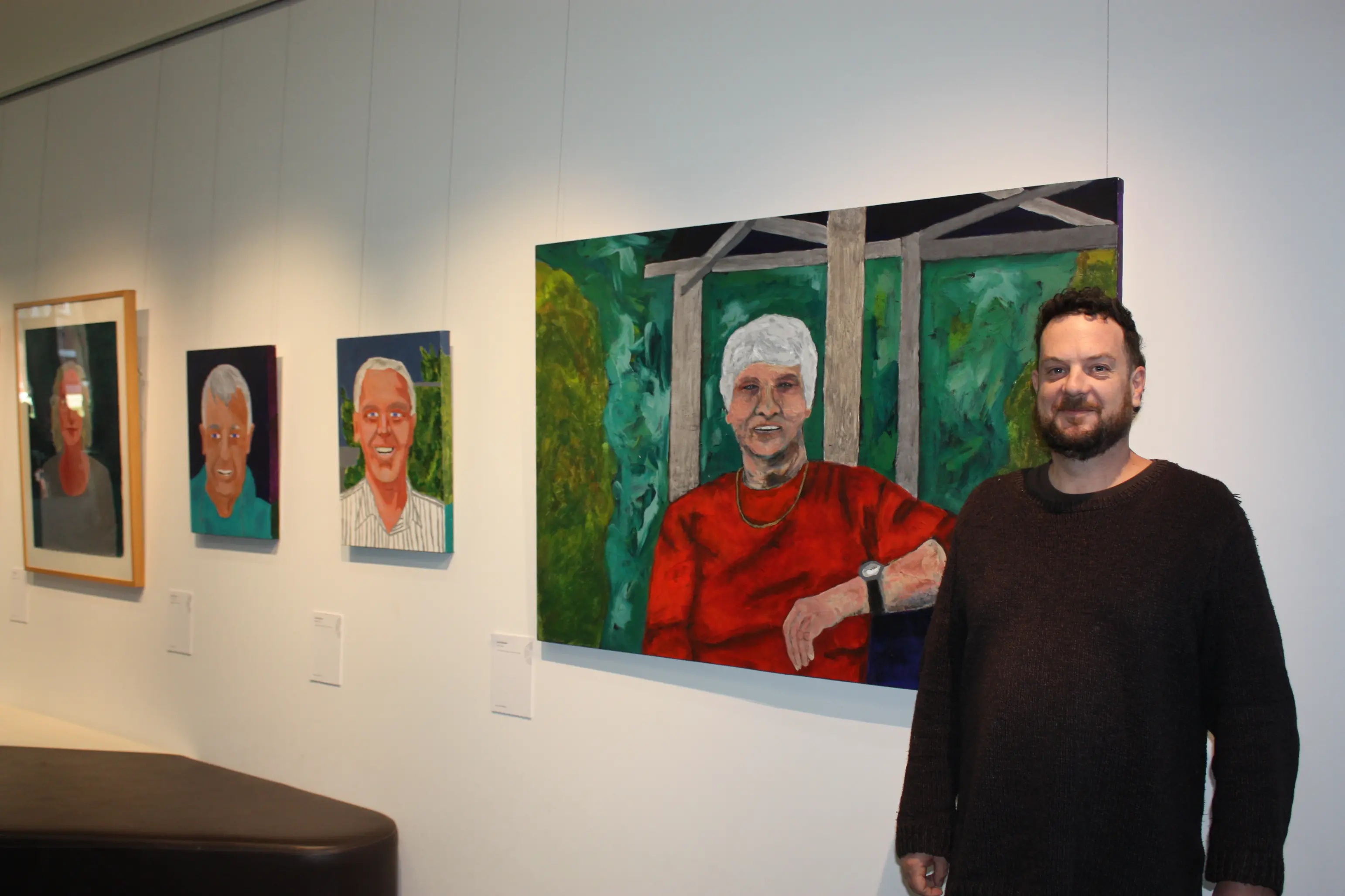 <p>LABOUR OF LOVE: Joel Stevens\\u2019 solo exhibition \\u2018Halos in the Shadows\\u2019 is a tribute to the family members who have stood beside him through two decades of living with mental ill health. PHOTO: Jordan Duursma </p>\\n