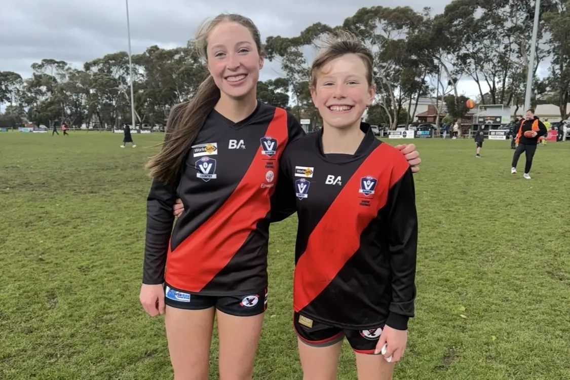 <p>CHIPS OFF THE OLD BLOCK: (Left) Amelia Doody (daughter of Joe) and Maggie Johnson (duaghter of Steve) are now teammates as their dads were back in the day.</p>\\n