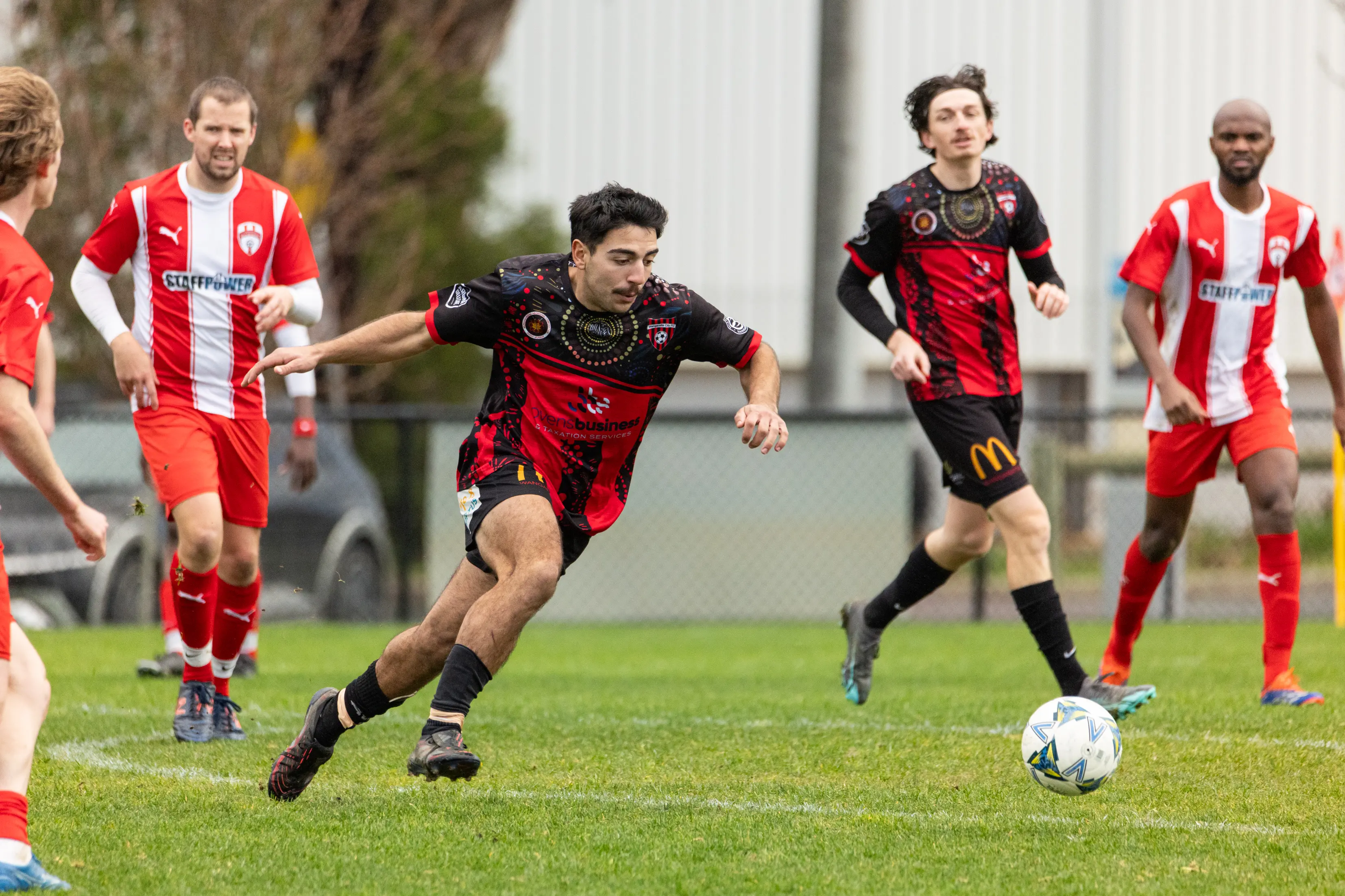 <p>STRIDING IN: Luke Simian and the senior men Wangaratta City will be looking to get back on the winners list against Wodonga Heart this Sunday. PHOTO: Marc Bongers</p>\\n