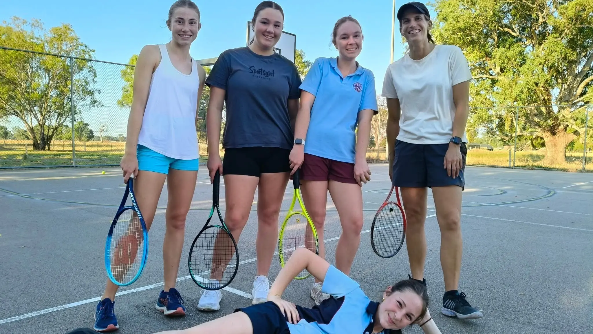 Teen girls encouraged to give tennis program a go
