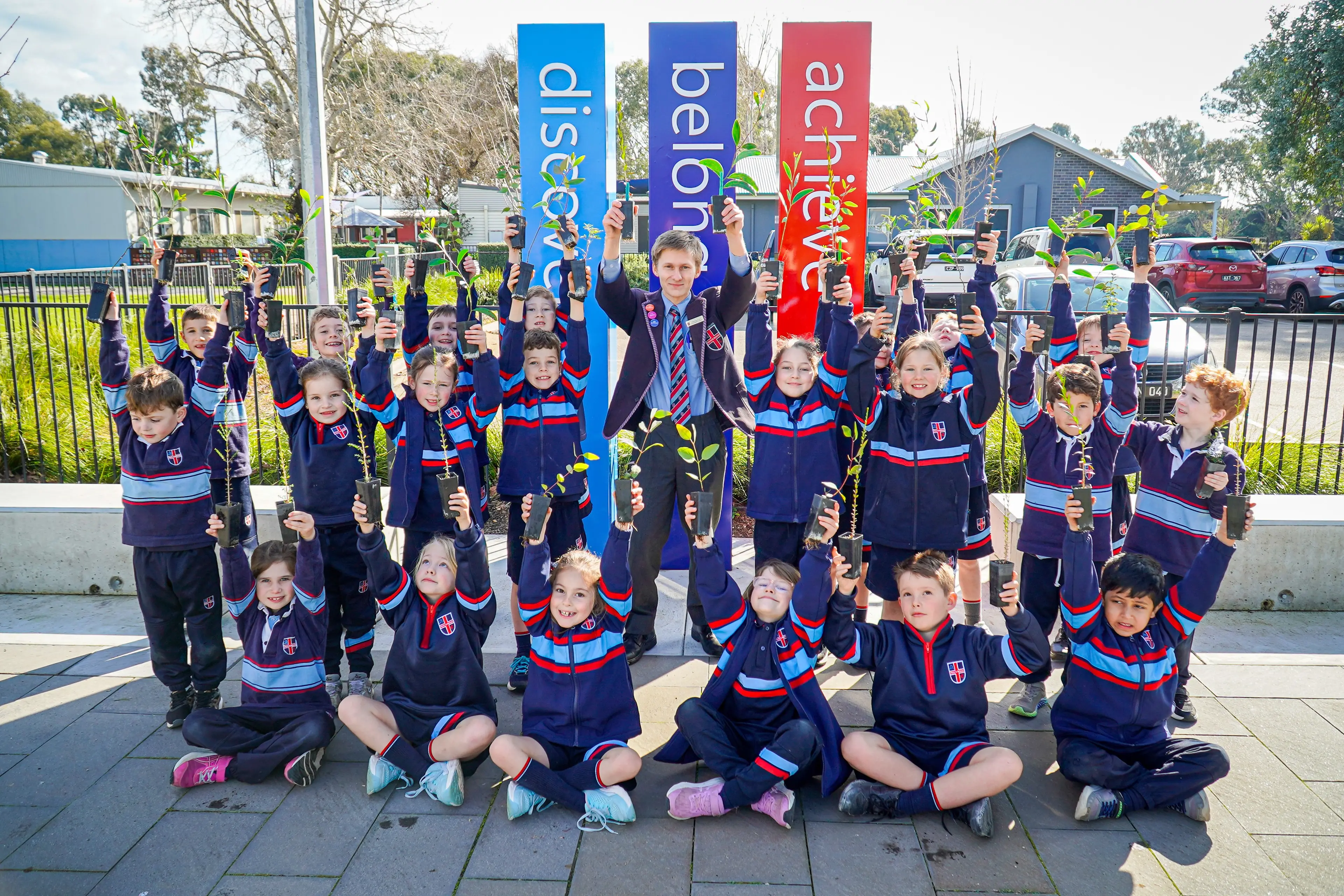 Students plant seeds for the future on National Tree Day