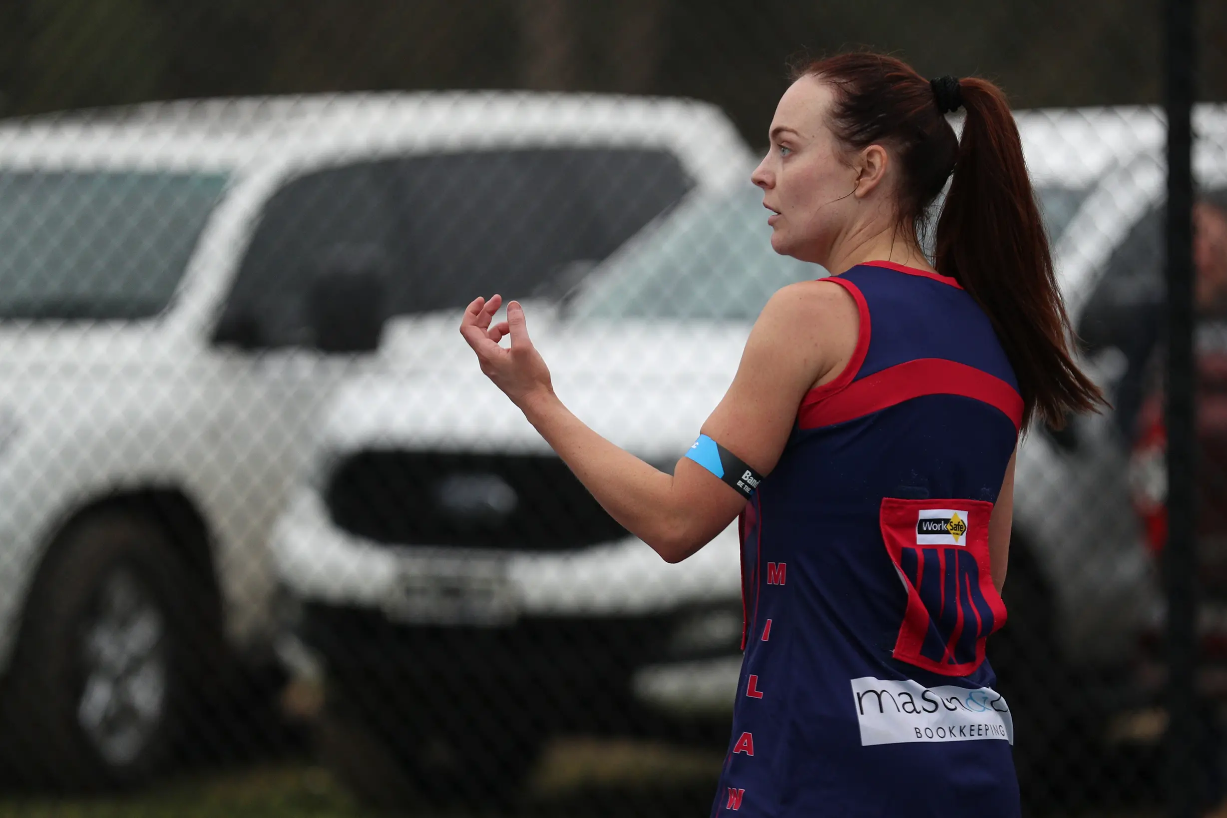 <p>KEEP ON BUILDING: Micaela Larkings and the Demons are an outside chance of making finals, but will give it their all against North Wangaratta this weekend. PHOTO: Melissa Beattie.</p>\\n