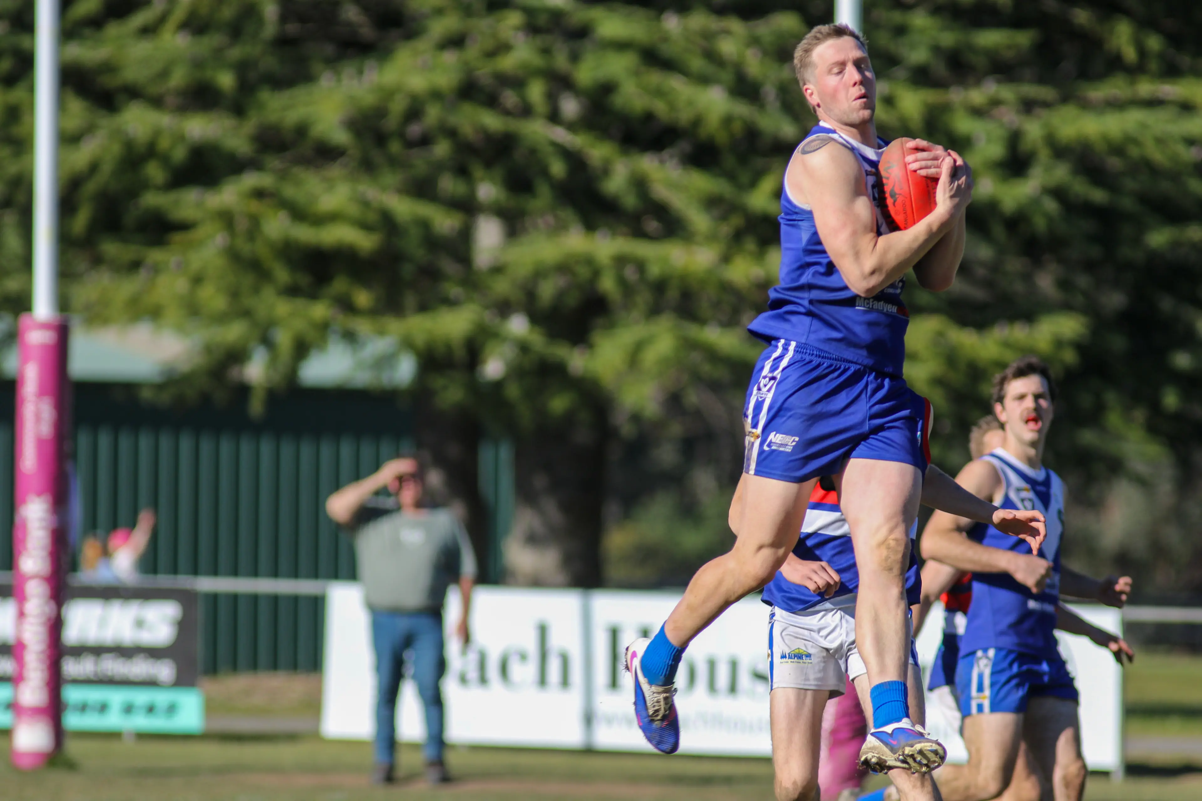 <p>POWER FORWARD: Luke Quirk will be a handful for the Whorouly defenders to limit when they face off for the minor premiership. PHOTO: Richard Xerri</p>\\n