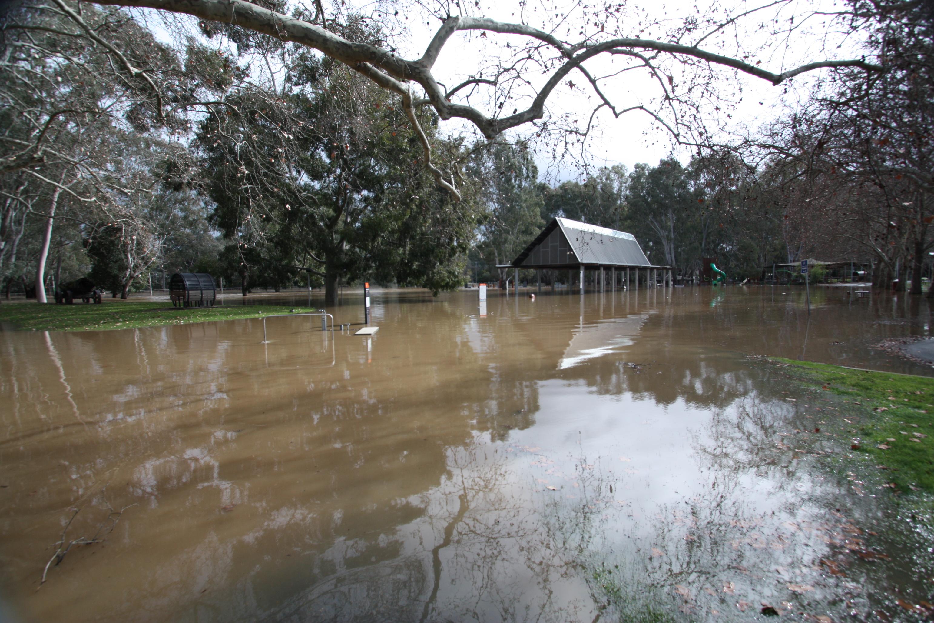 Winter's monthly rainfall exceeds 75mms in Wangaratta