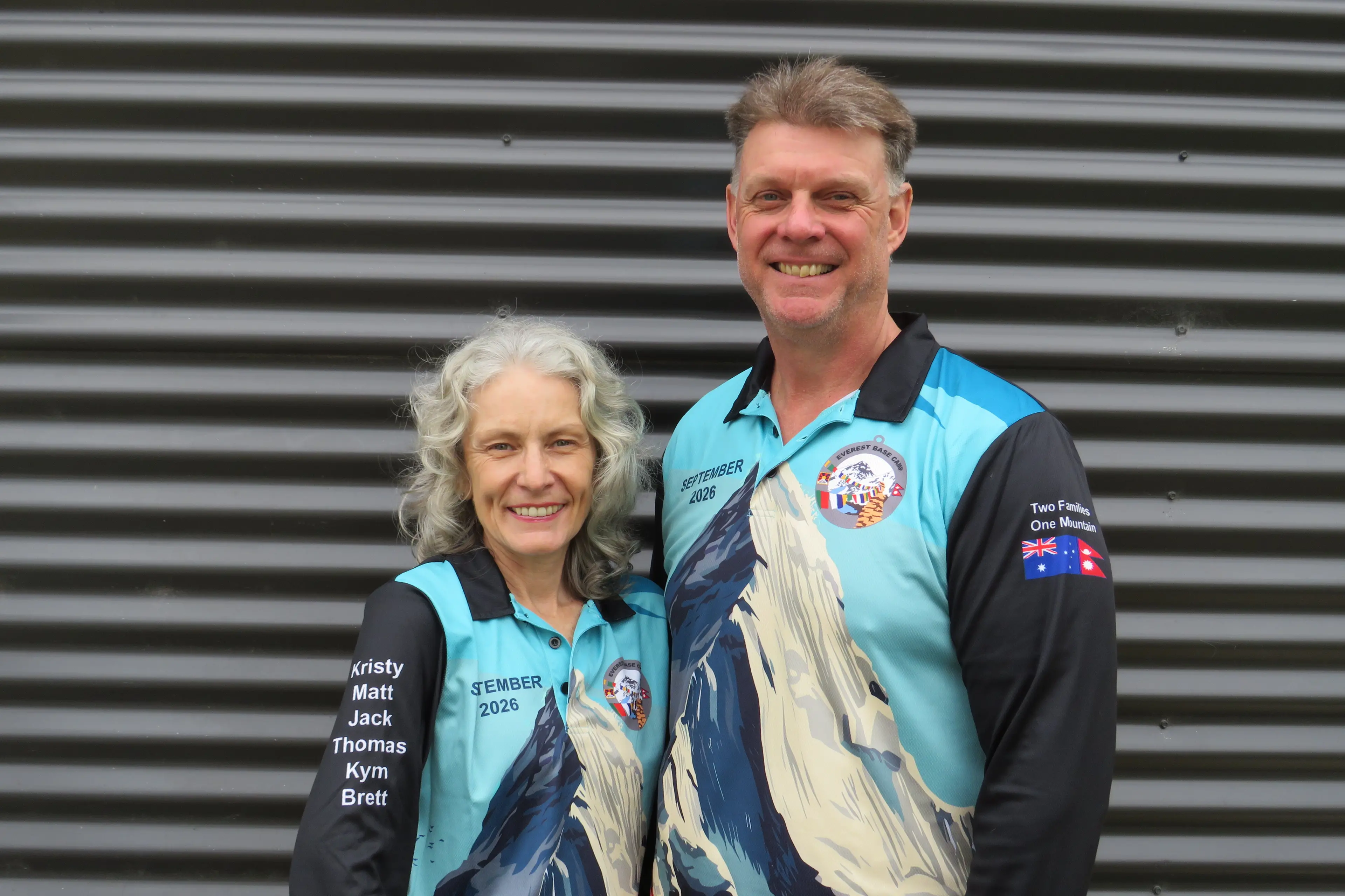<p>UP FOR THE CHALLENGE: Kym McAuliffe Phillips, husband Brett and other family members will take part in an Everest base camp challenge this September, raising funds for the Northeast Health Wangaratta oncology wigs collection. PHOTO: Simone Kerwin </p>\\n
