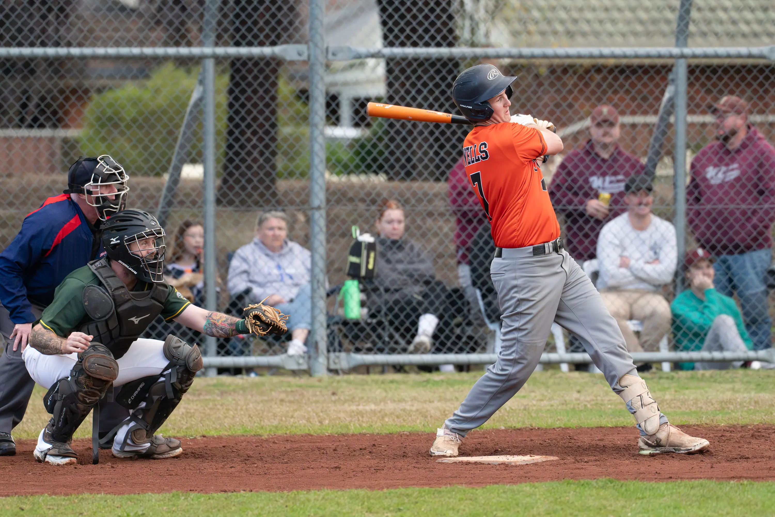 <p>BIG HIT: Josh Wells swings for the fences. PHOTO: Melissa Beattie</p>\\n