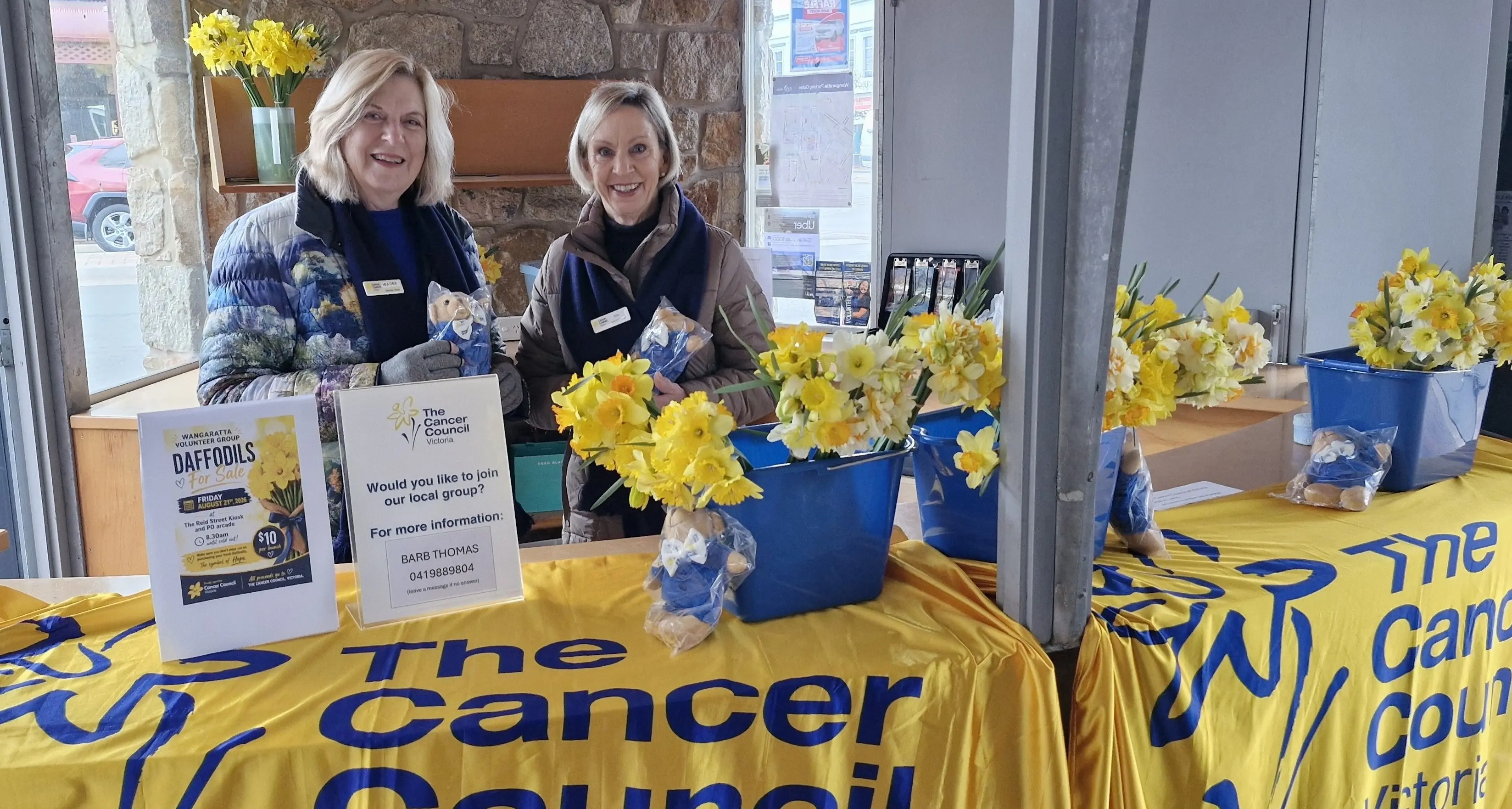 Wangaratta's Daffodil Day raises more than $800