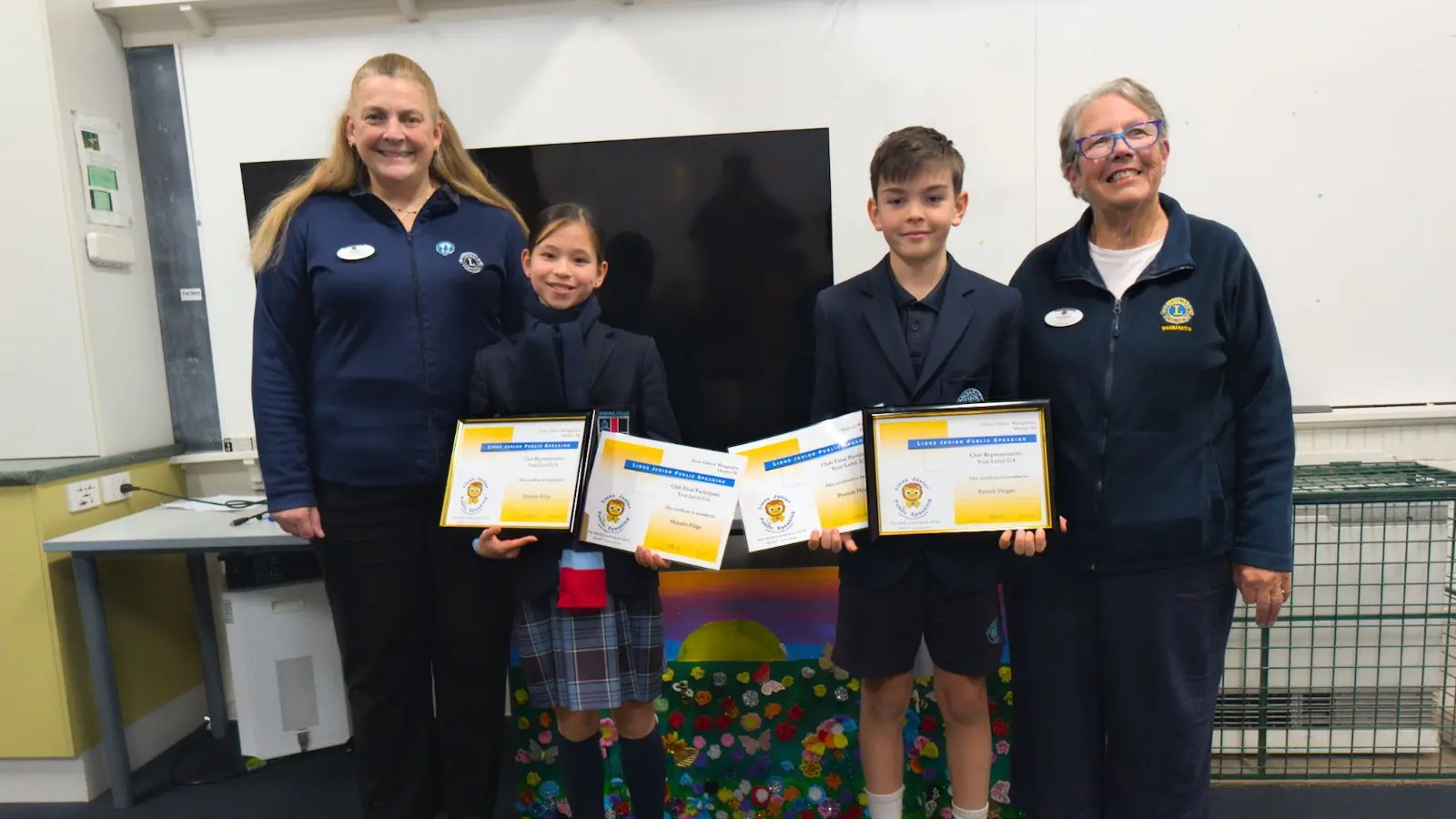 Juniors step onto stage for Lions Club public speaking contest
