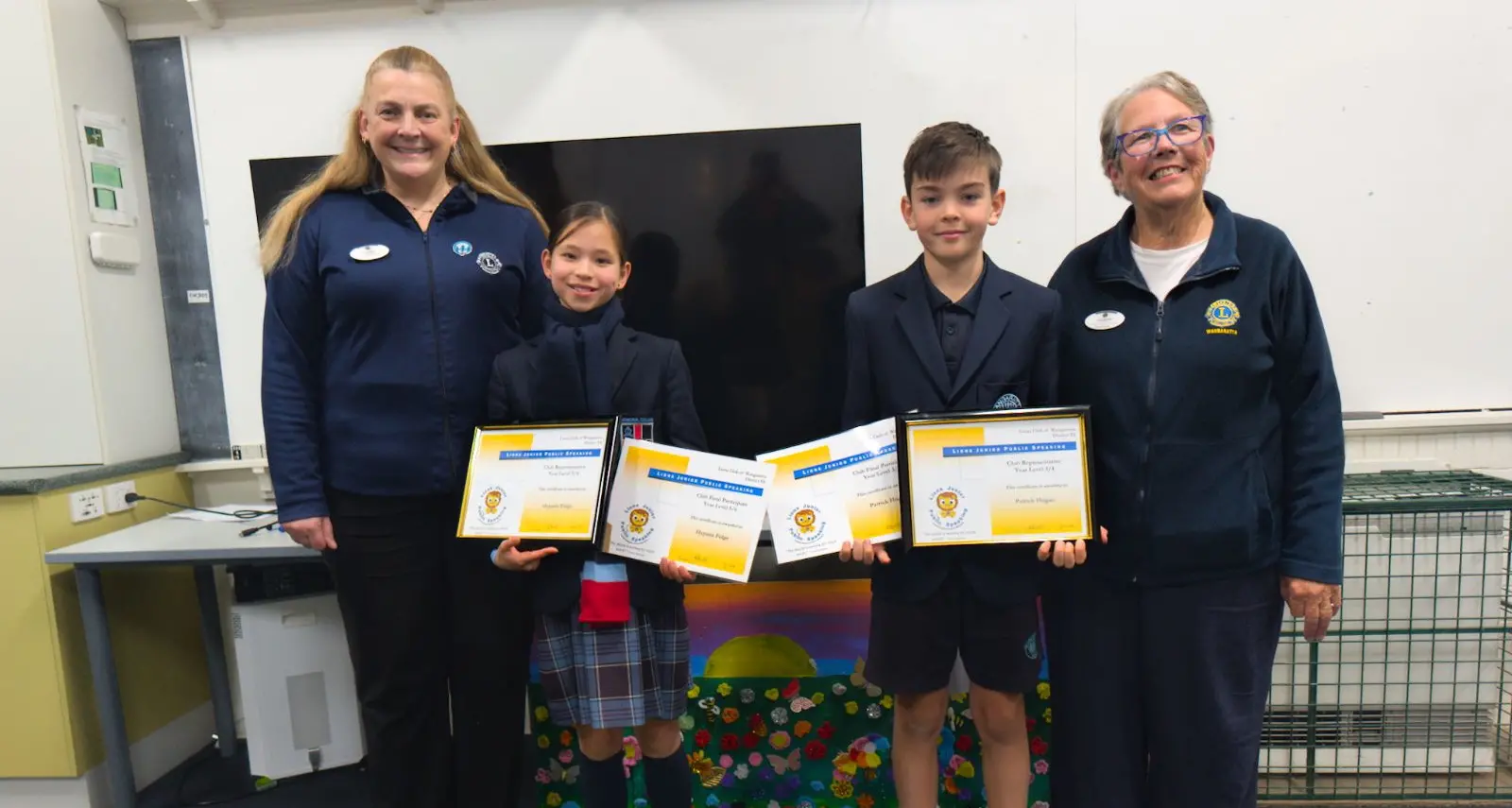 Juniors step onto stage for Lions Club public speaking contest