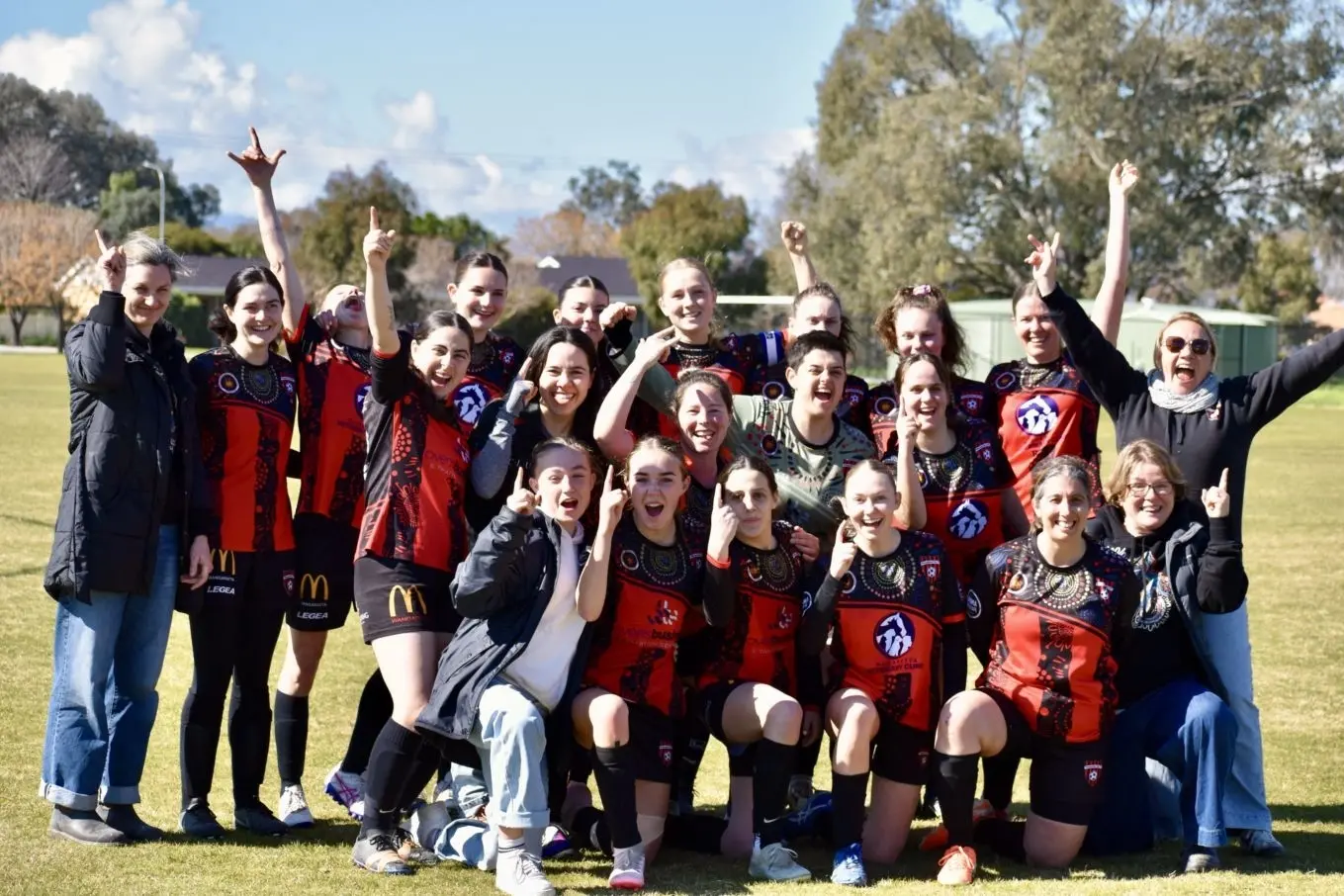 <p>CHAMPIONS: Wangaratta City FC\\'s division two women\\'s side claimed the league title with a 6-0 win over St Pats on Sunday. PHOTO: Jade Garrett0</p>\\n