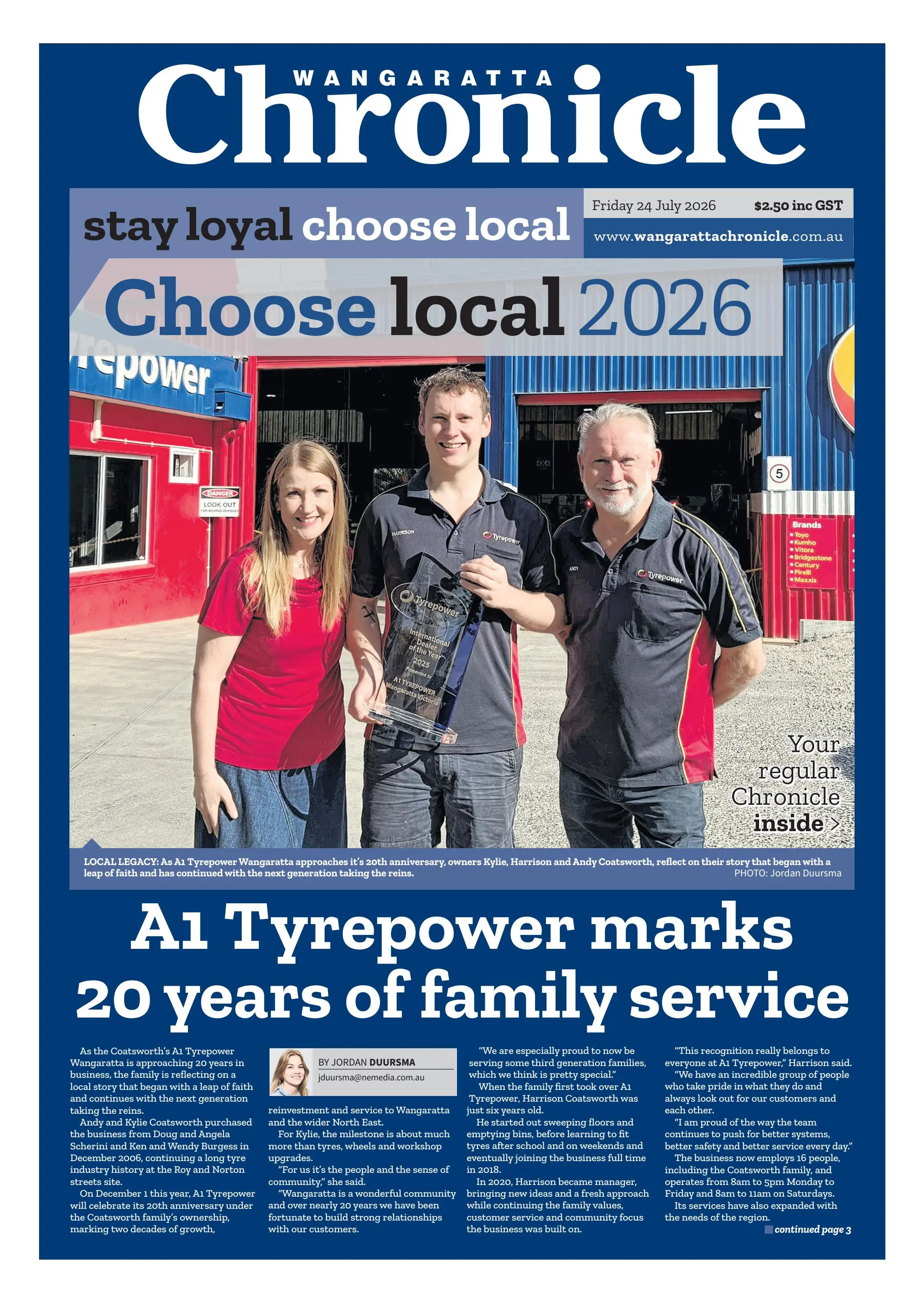 Choose Local, 2026