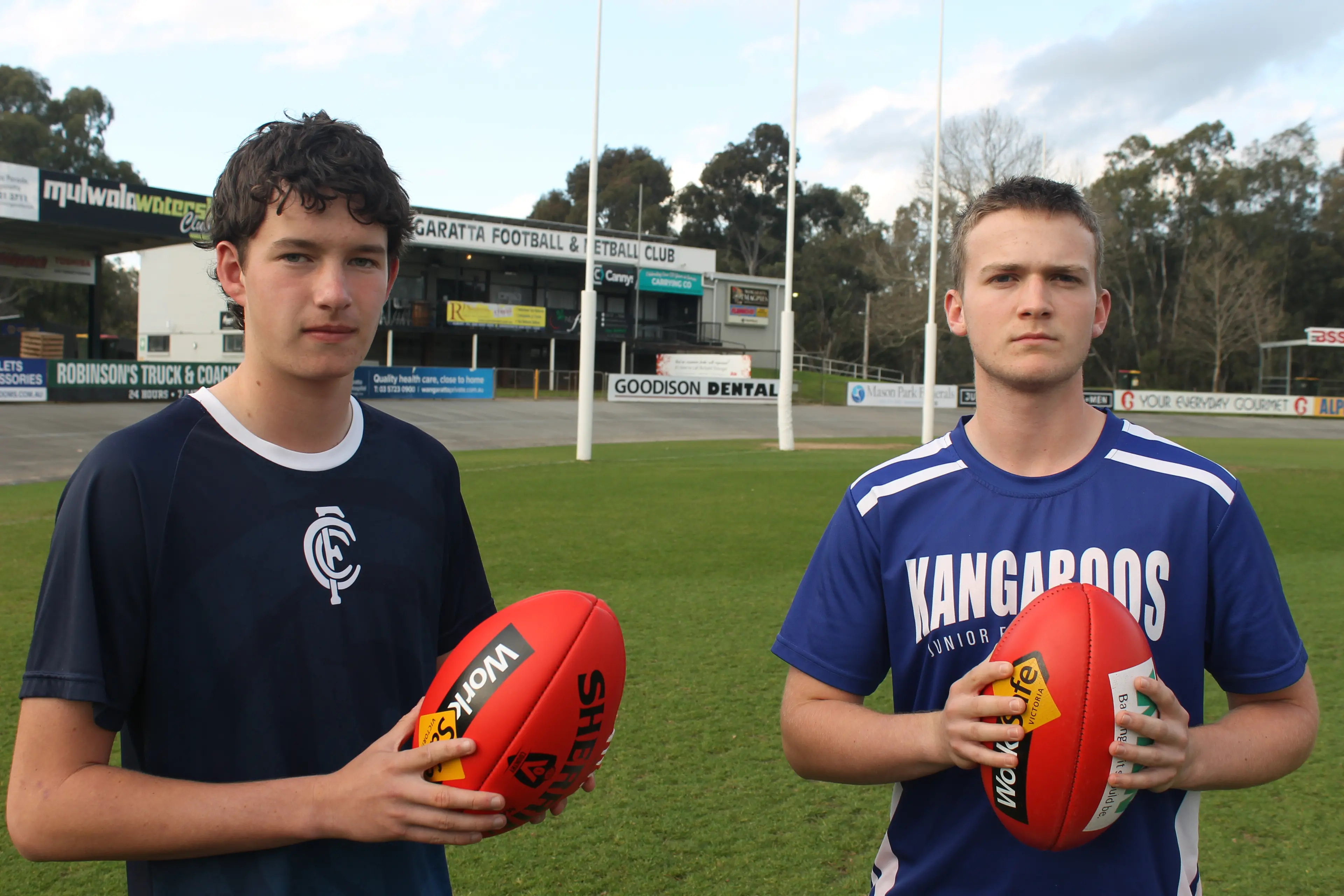 <p>ONE LAST MATCH: College\\'s Sam Reid and Kangaroos\\' Dael Johnston will hope to bring home the cup when they face off in the under 17 WDJFL grand final this Sunday. PHOTO: Nathan de Vries</p>\\n
