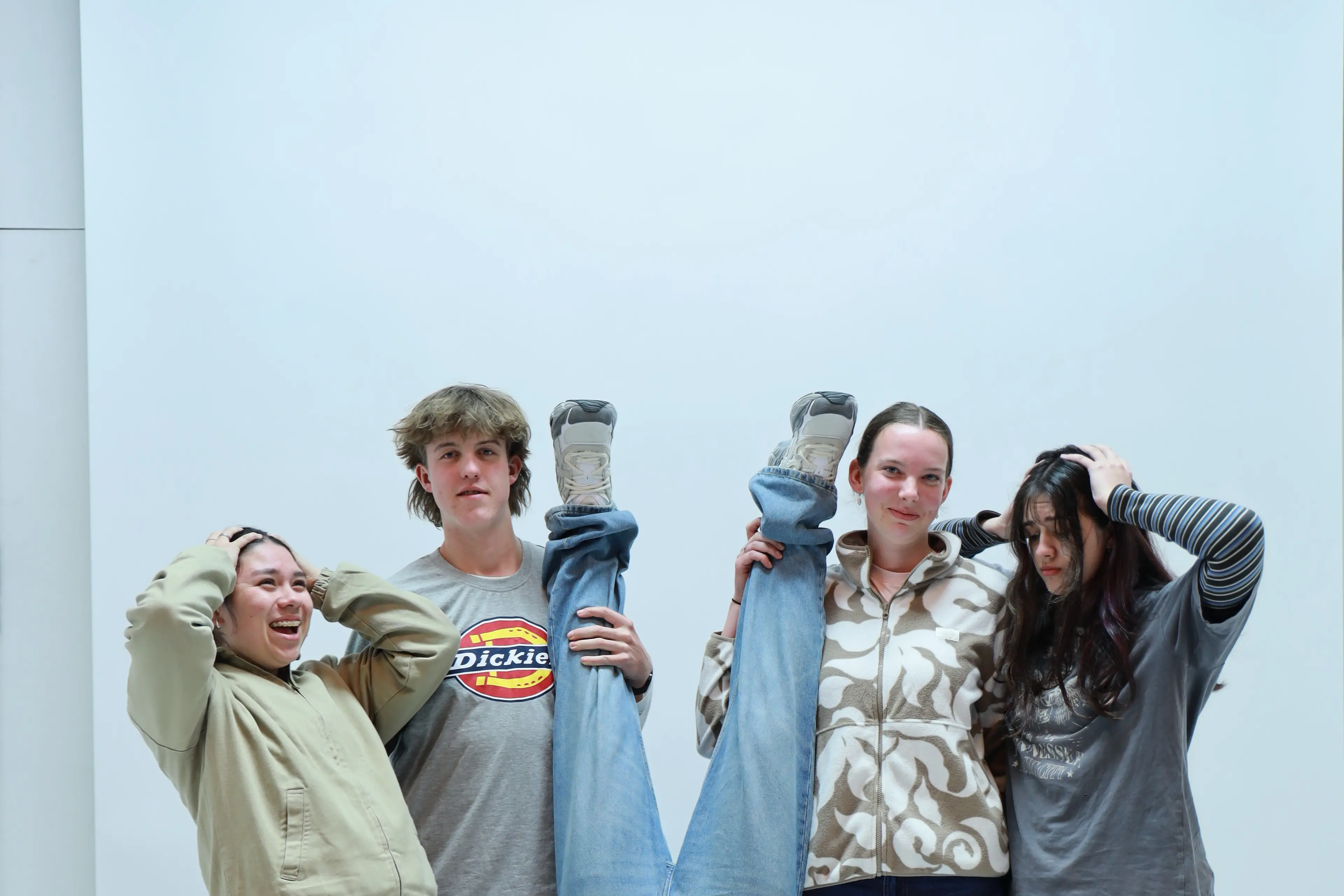<p>JAM-PACKED ALBUM: Wangaratta High School students, Angela Keenan, Gus Hedderman, Zach Wills, Naomi Roberts and Lillian Wilson, recorded the album over two days at Empire Music Studios in Melbourne.</p>\\n