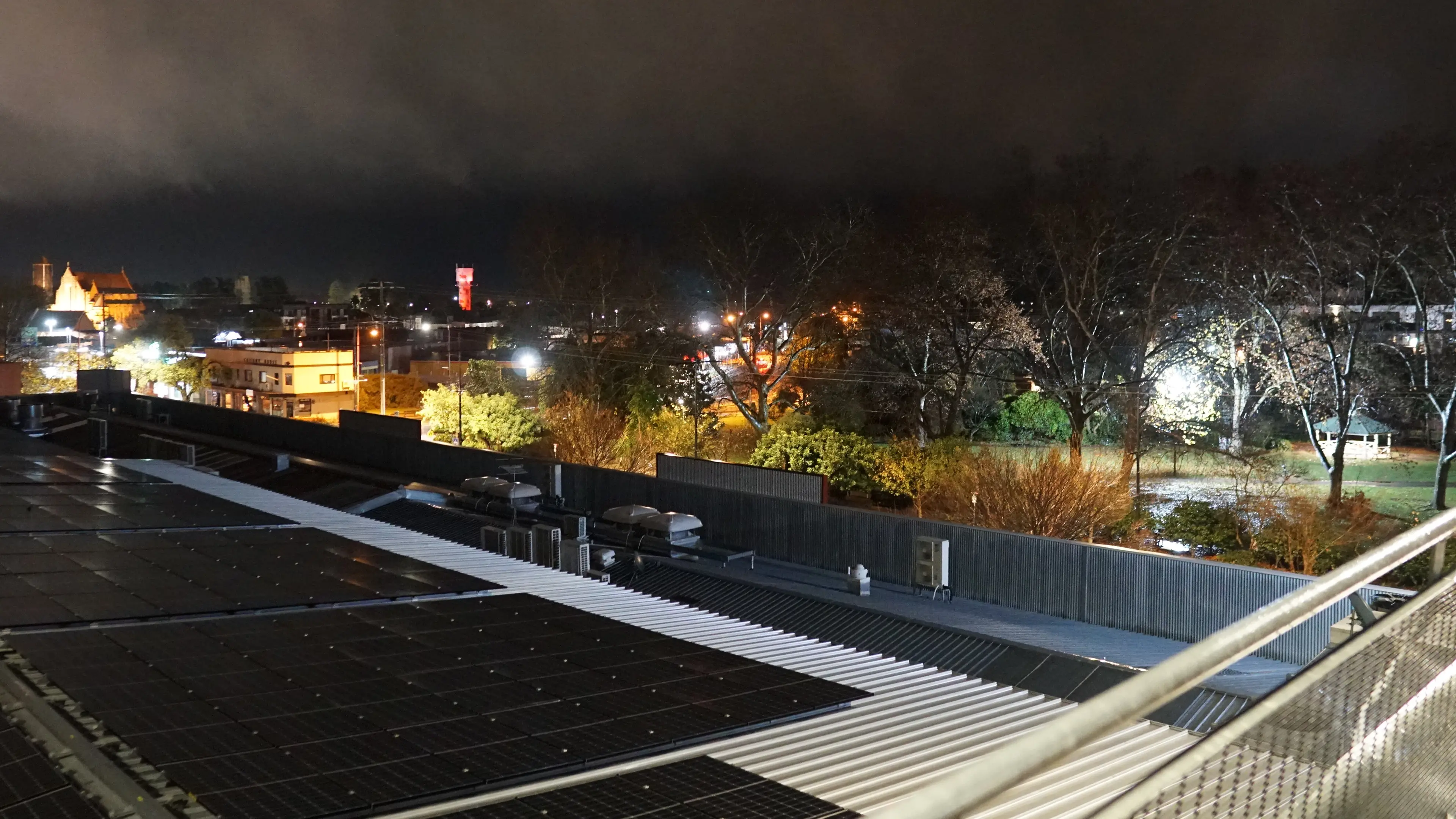 Singing from the rooftop