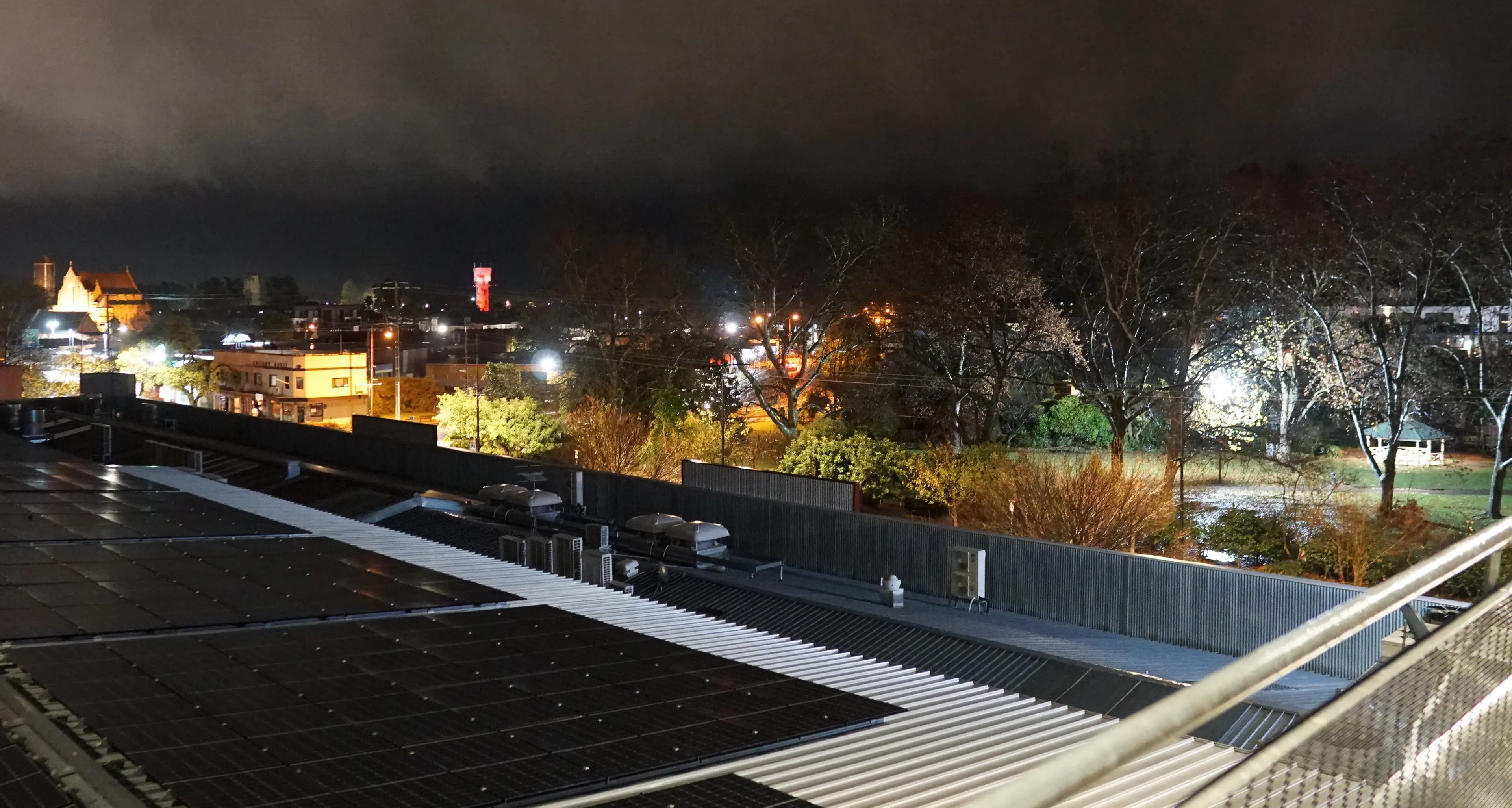 Singing from the rooftop