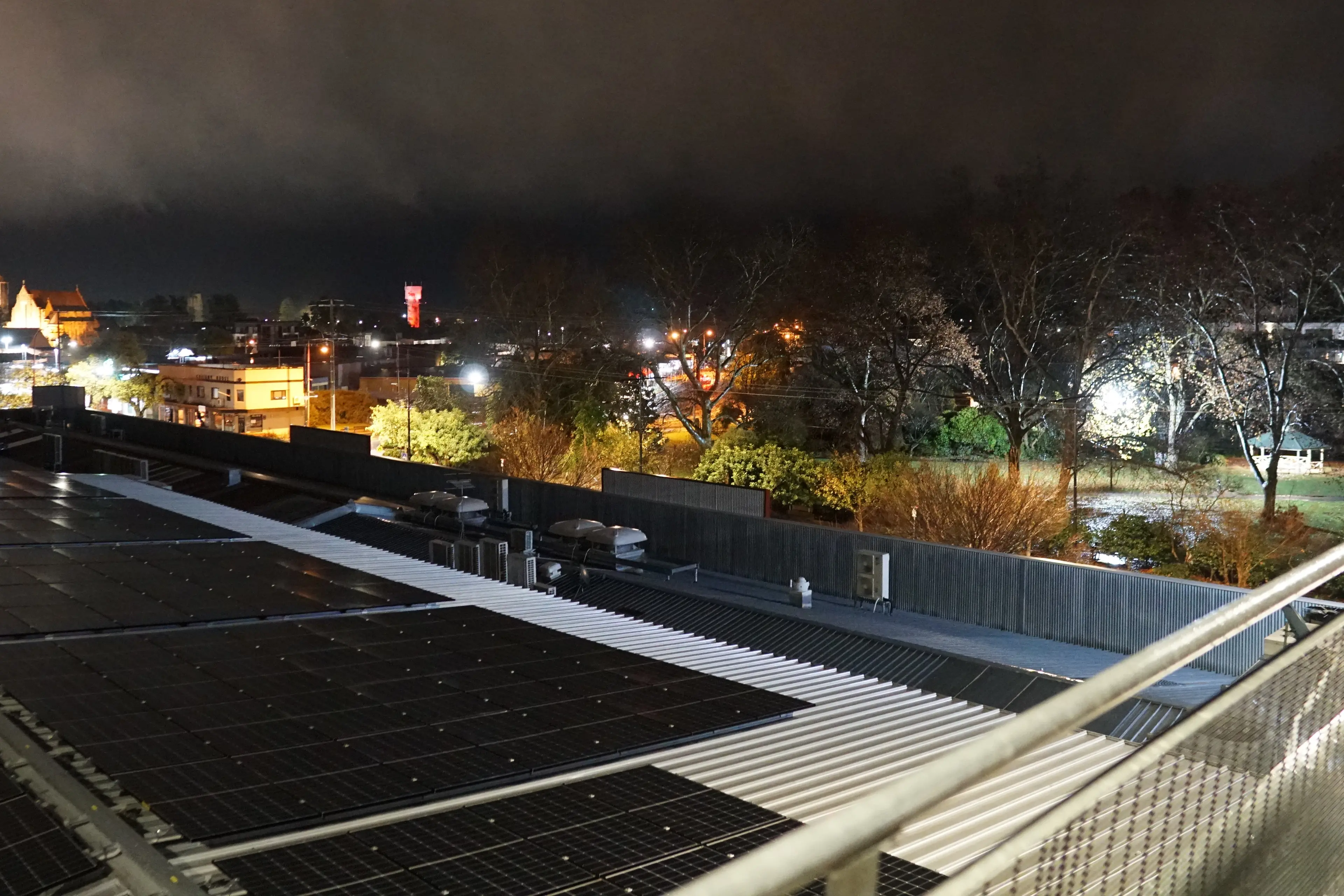 Singing from the rooftop