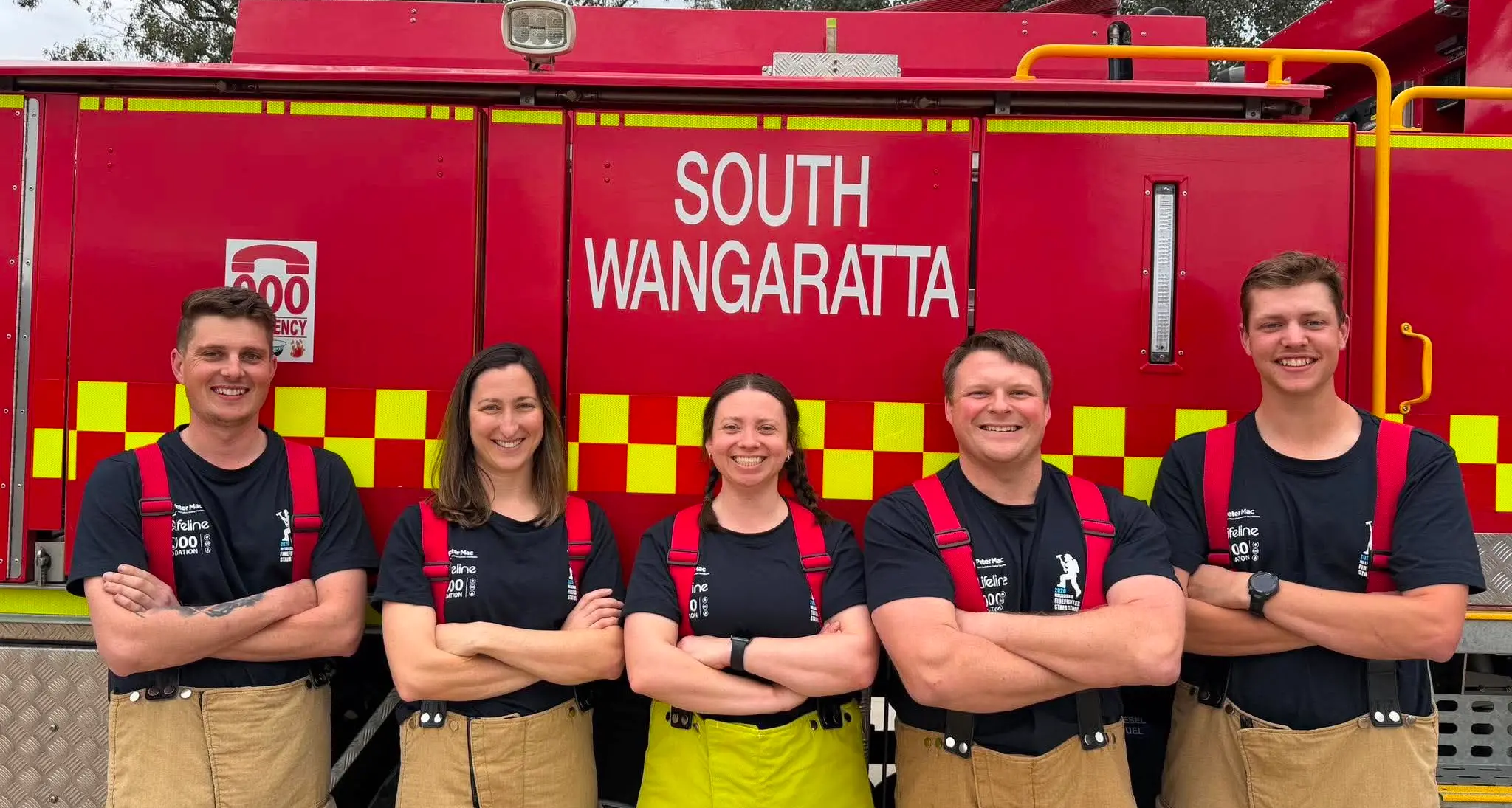 Wangaratta emergency crews step up for stairclimb challenge