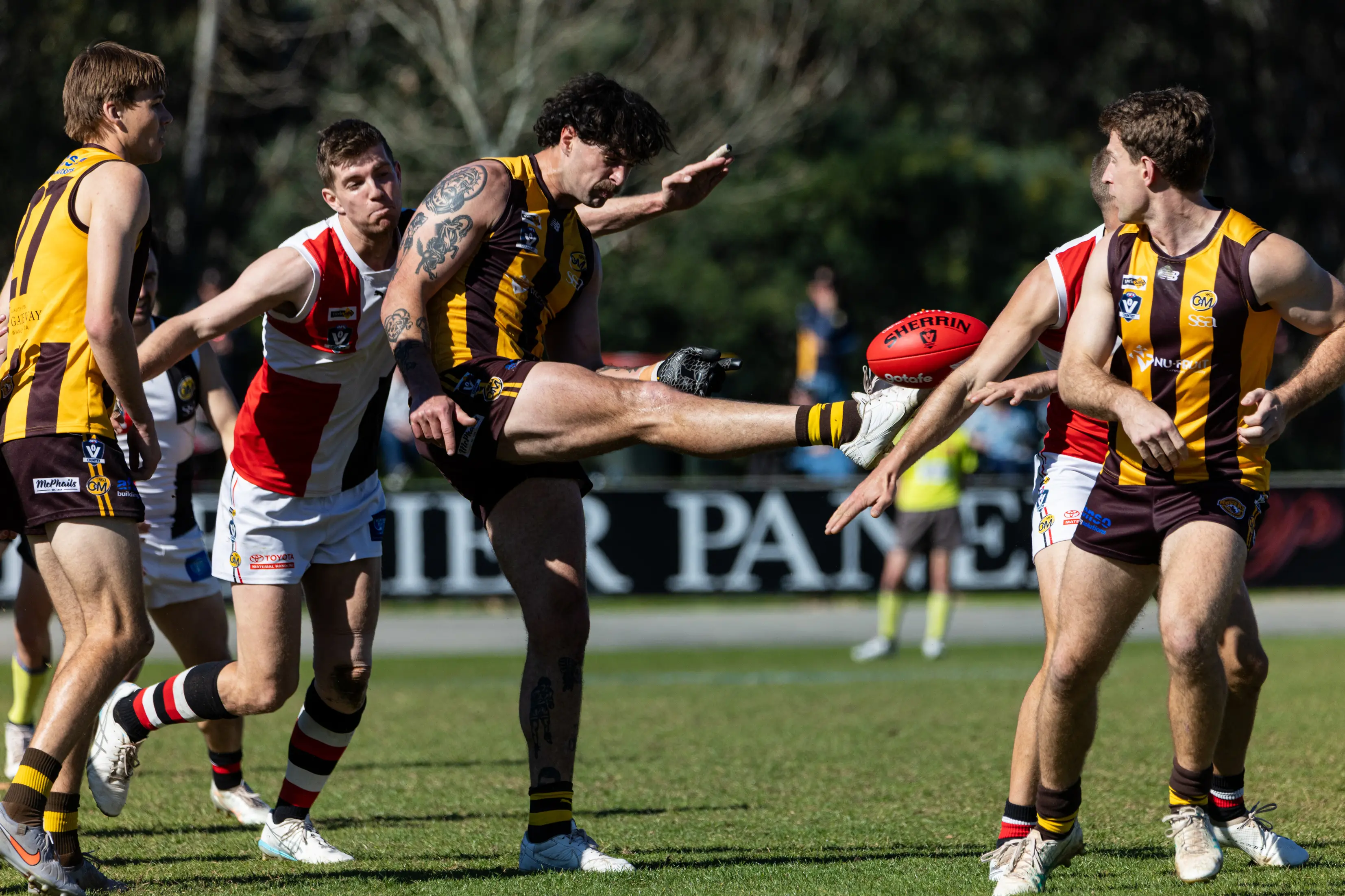 <p>RE-REPLAY: For the third time in a month, Ed Dayman and the Rovers will take on Myrtleford, with the winner through to the grand final. PHOTO: Marc Bongers</p>\\n