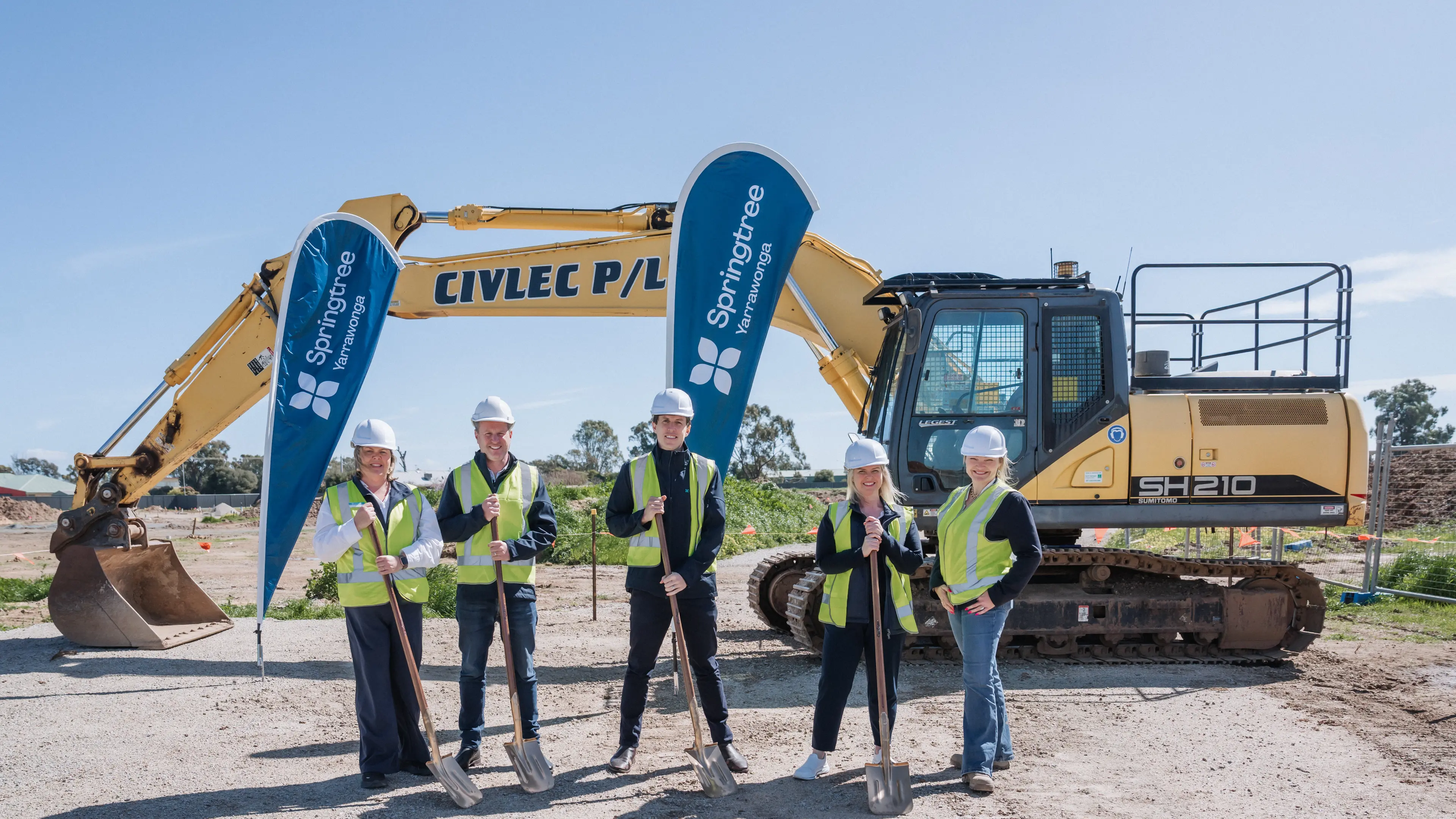 Springtree Yarrawonga marks major milestone with clubhouse construction underway