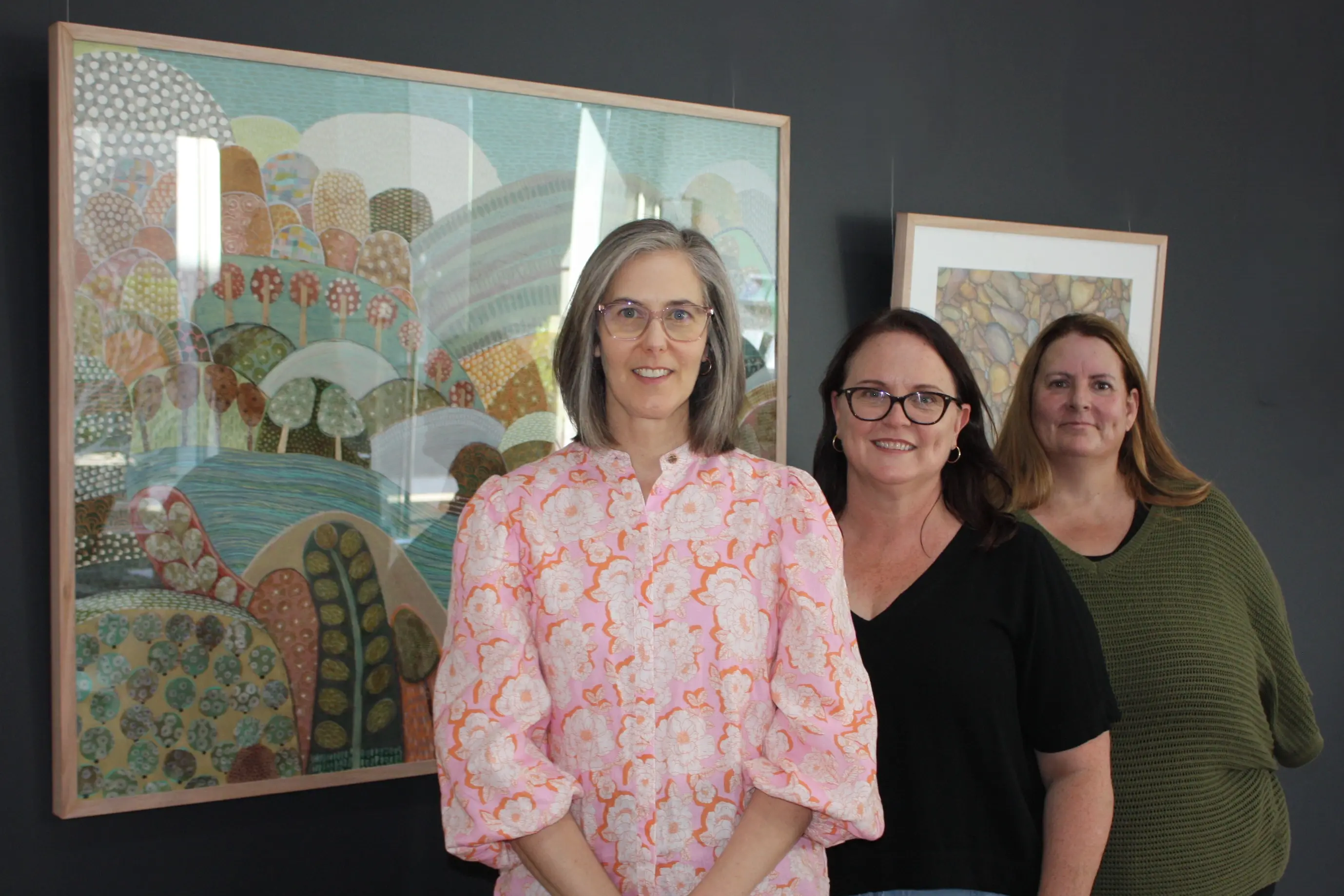 <p>CONNECTED BY PLACE: Exhibition bring together works by Georgina Wills, Linda D\\u2019Agostino and Melissa Johns, exploring the ways places shape memories, stories and imaginations. PHOTO: Jordan Duursma </p>\\n
