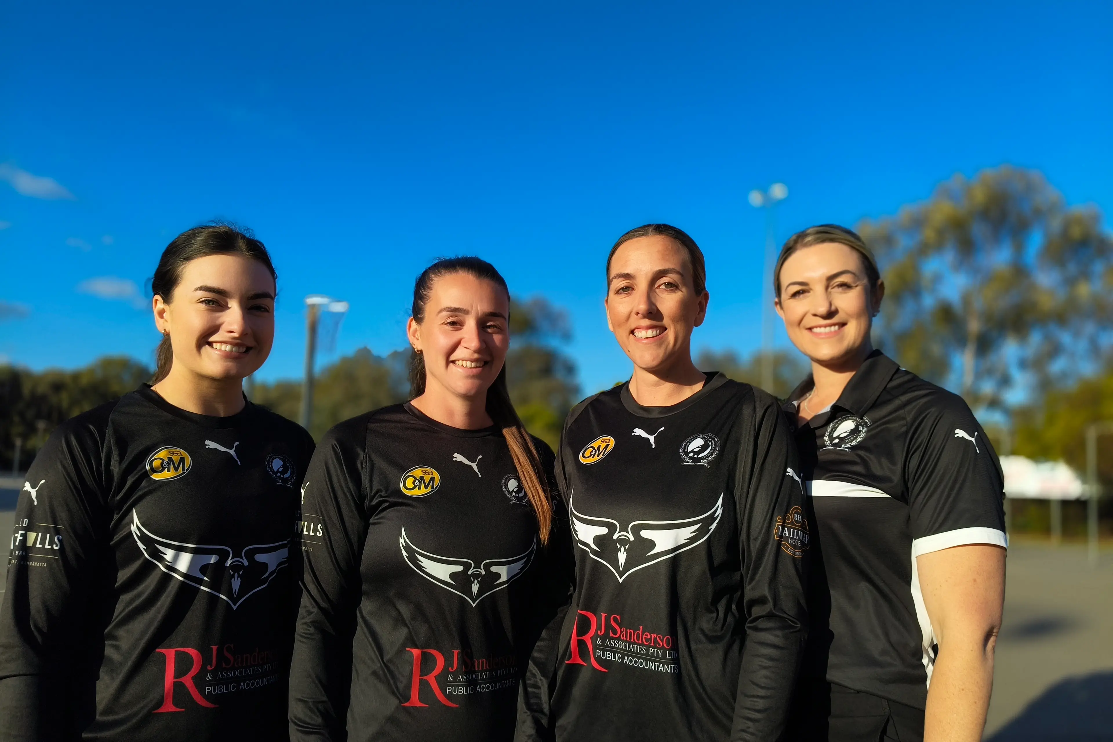 <p>HOLY GRAIL AWAITS: Diaz Matthews, Taylor Boyle (captain), Rachelle Petts (coach) and Grace Patterson (assistant coach) are looking forward to the squad\\'s third successive grand final appearance. PHOTO: Shane Douthie</p>\\n