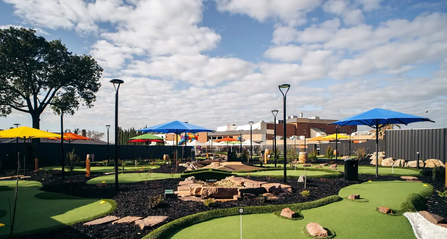School holiday fun at Mini Golf on the Murray