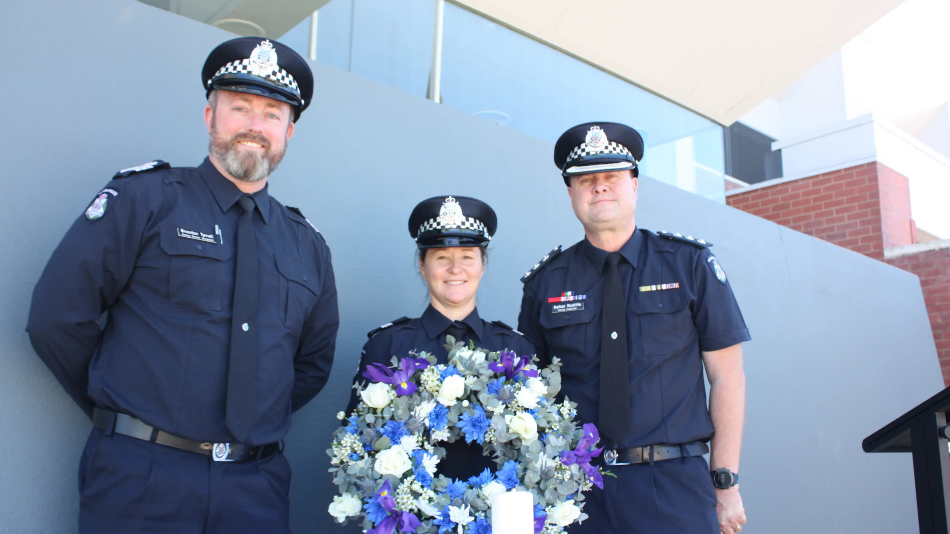 Officers to be immortalised nationally as local police pay tribute