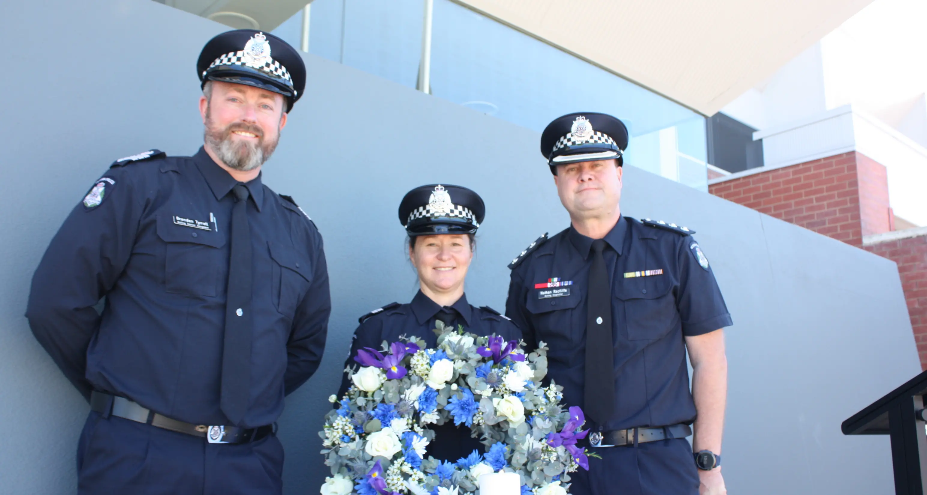 Officers to be immortalised nationally as local police pay tribute