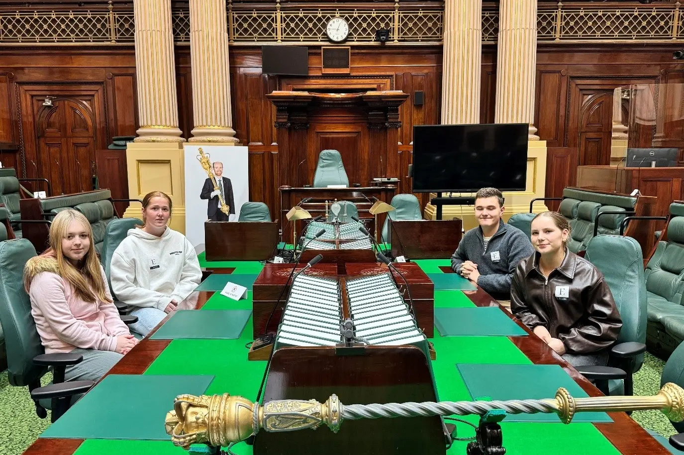 <p>PATHWAY TO POLITICS: This year\\'s Wangaratta youth councillors Emily Anglim, Stephanie Parsons, Edward Browne, and Luna Vogels during their visit to Parliament of Victoria. </p>\\n