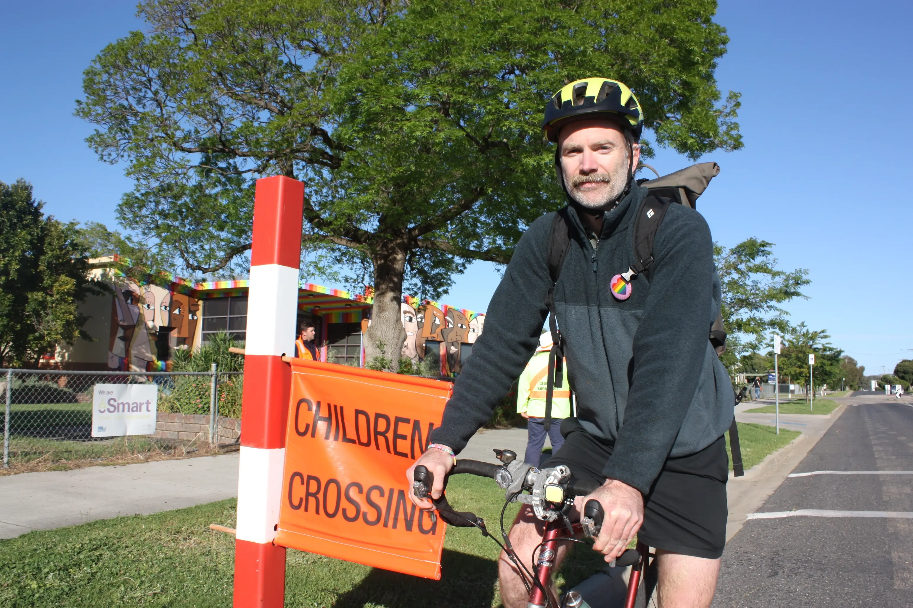 <p>ON YOUR BIKE: RoadSafe North East are encouraging the community to rise to work on 14 October, like Yarrunga Primary School teacher Riley Minns (pictured). PHOTOS: Bailey Zimmermann</p>\\n